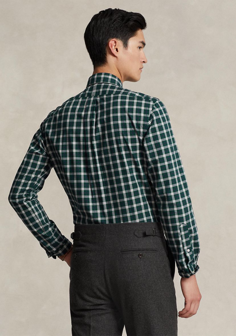 Classic Fit Plaid Twill Shirt