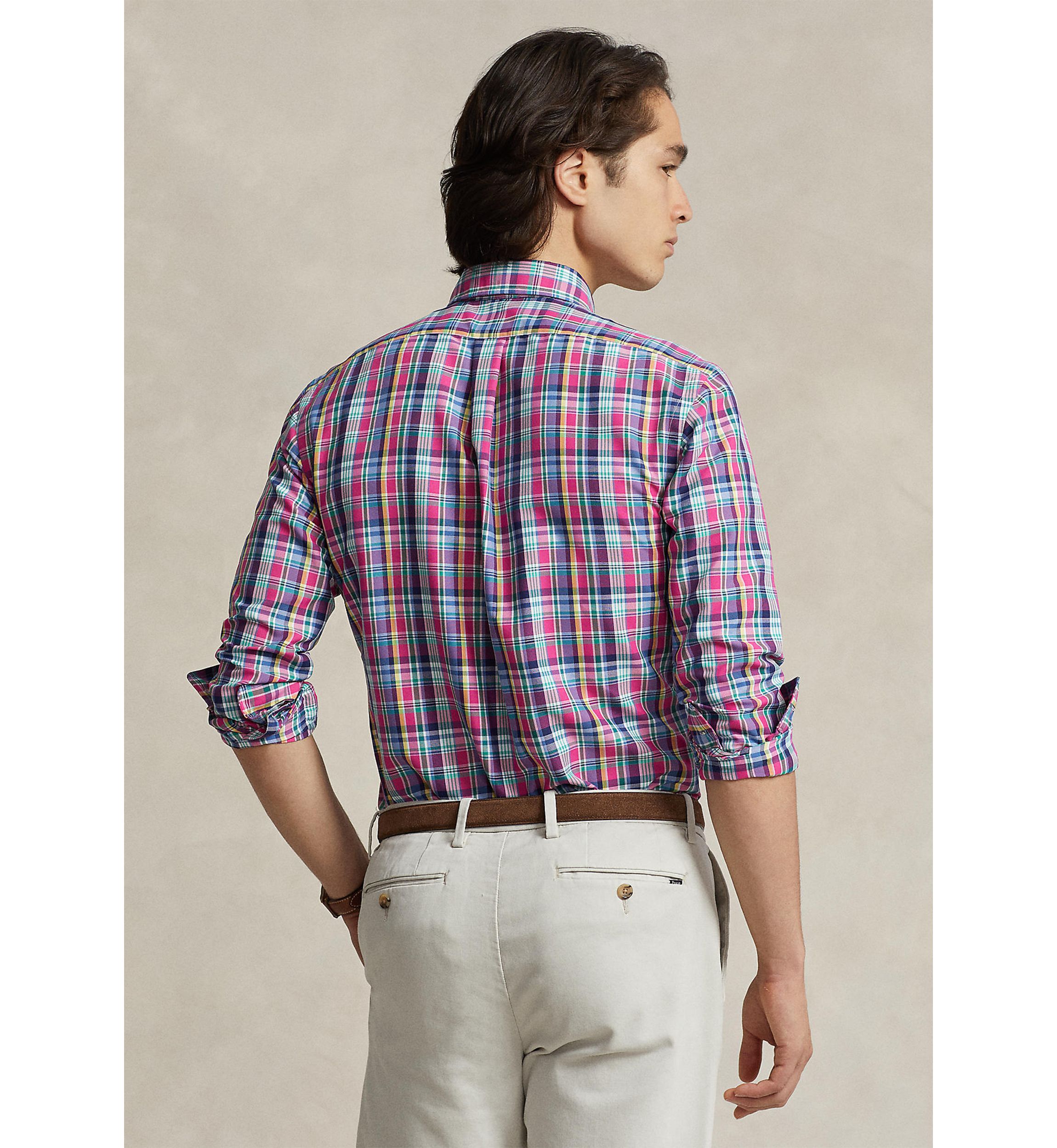 Classic Fit Plaid Performance Shirt