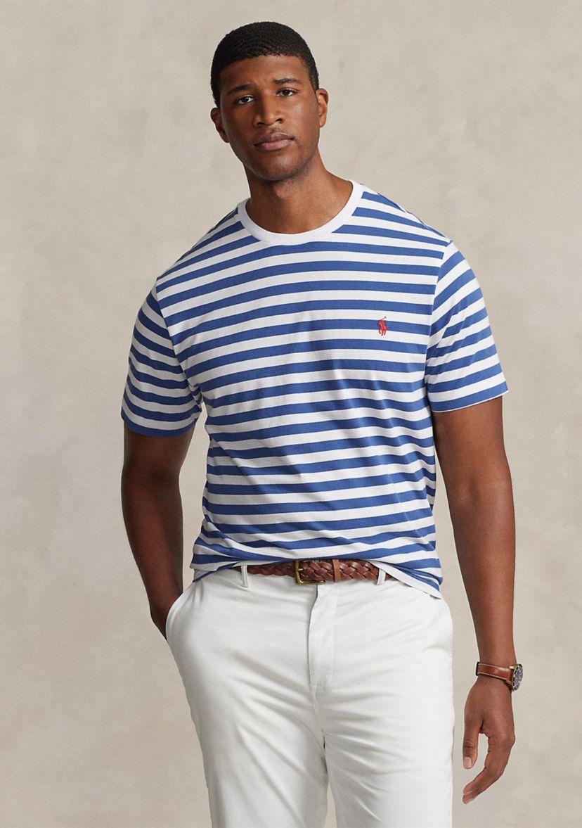 Big & Tall Striped Jersey T-Shirt