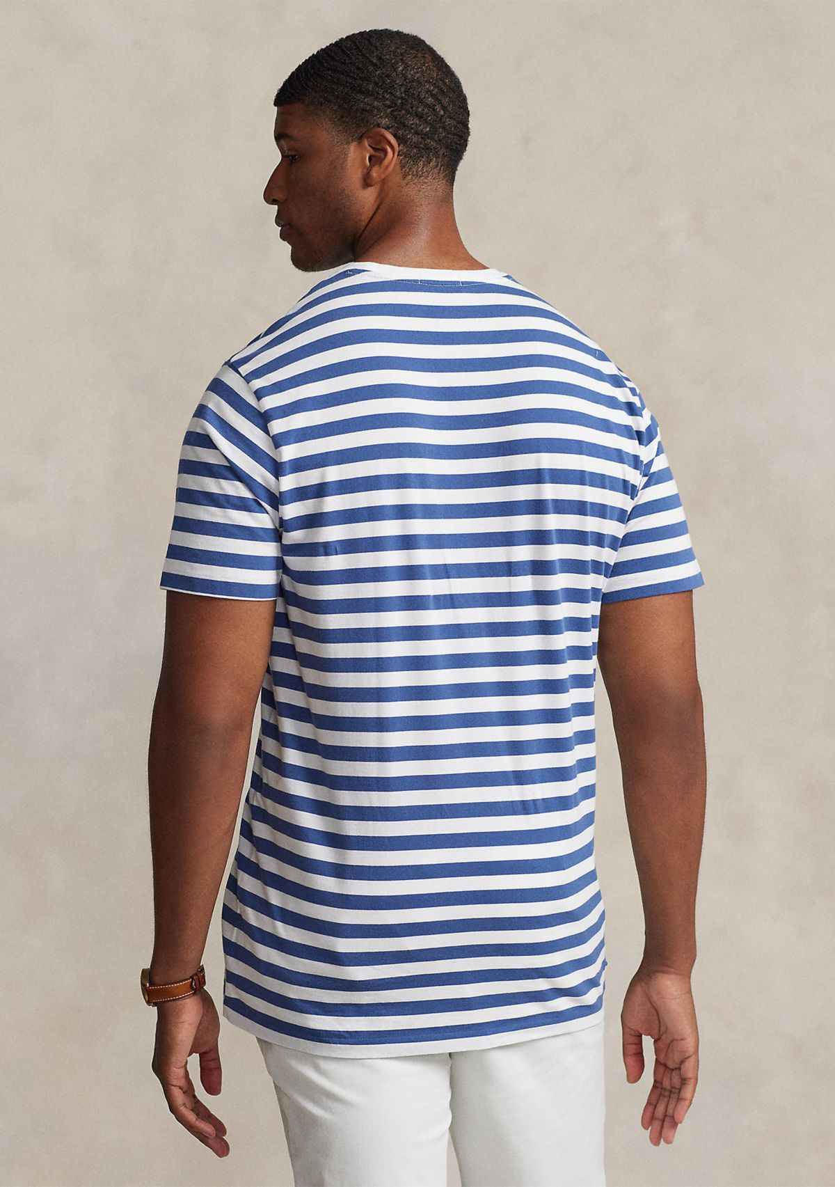 Big & Tall Striped Jersey T-Shirt