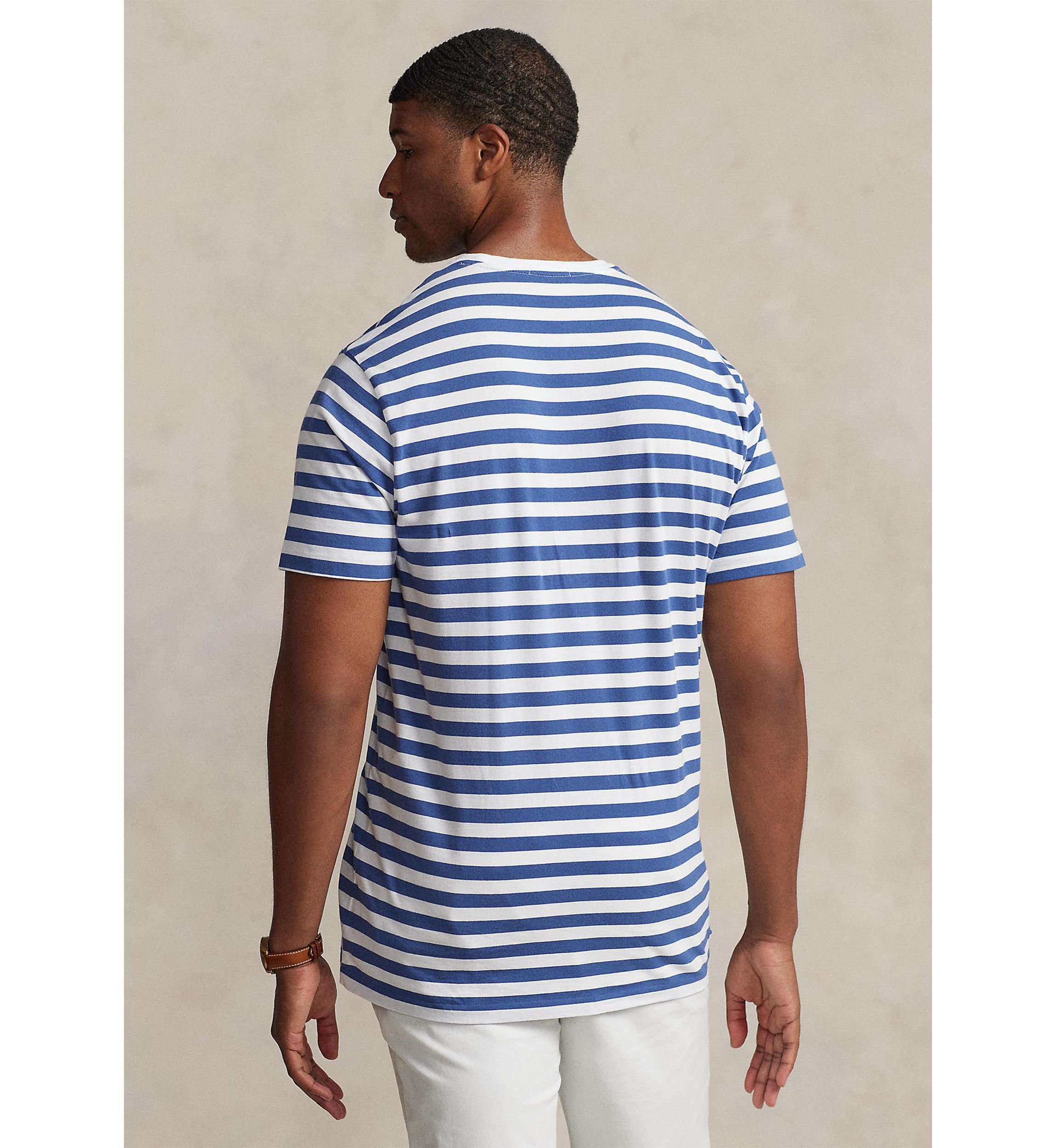 Big & Tall Striped Jersey T-Shirt