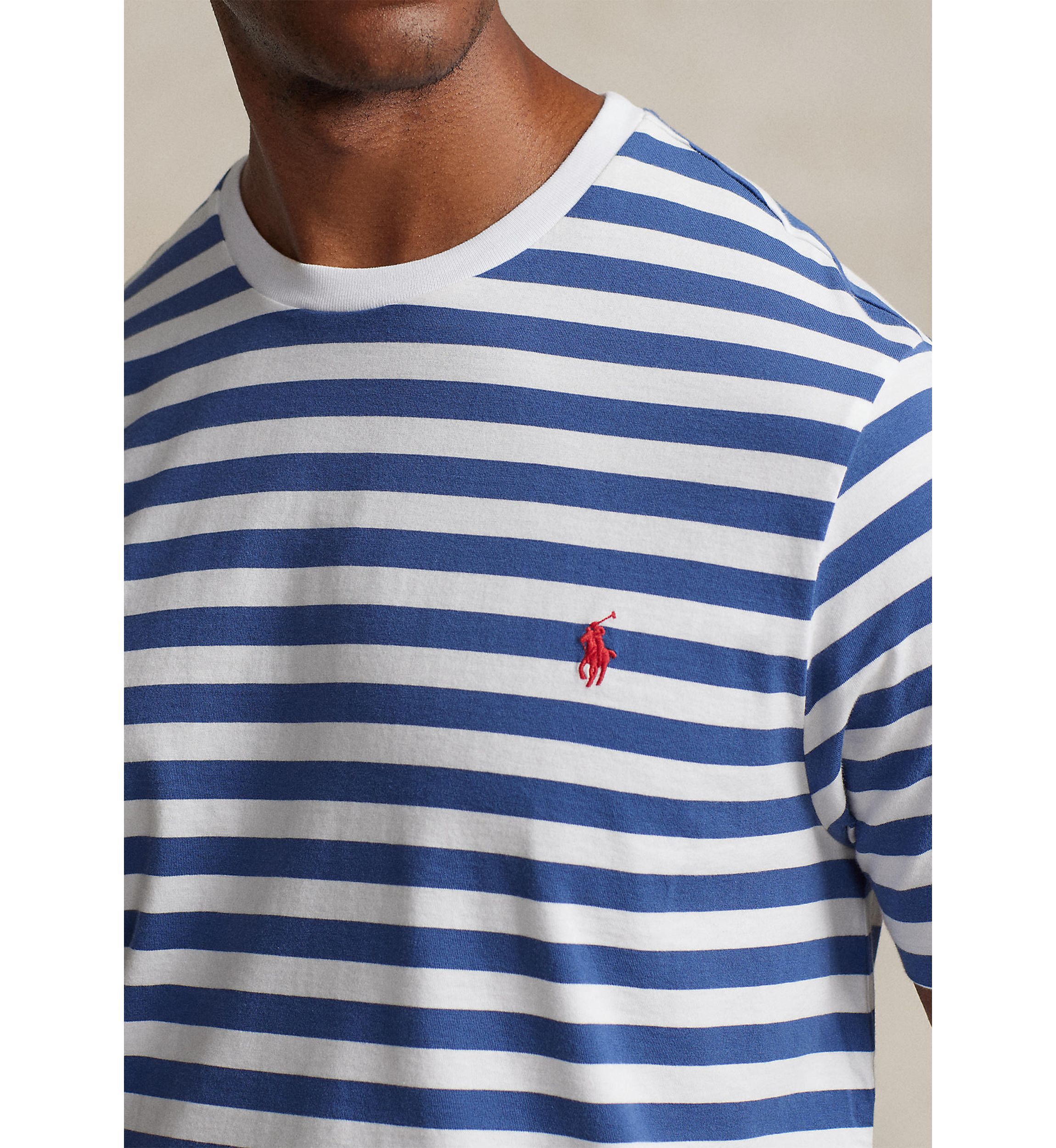 Big & Tall Striped Jersey T-Shirt