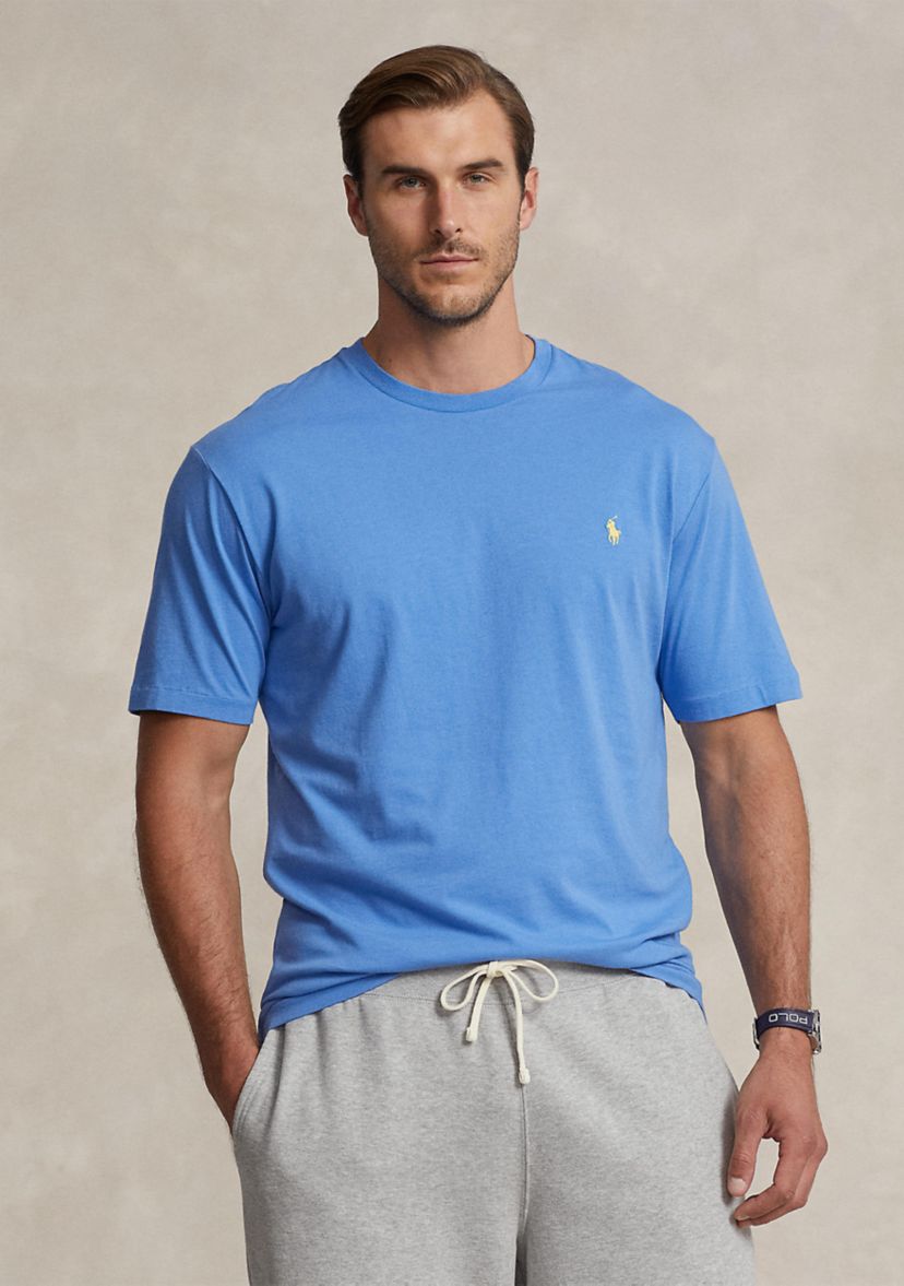Big & Tall Jersey Crew Neck T-Shirt