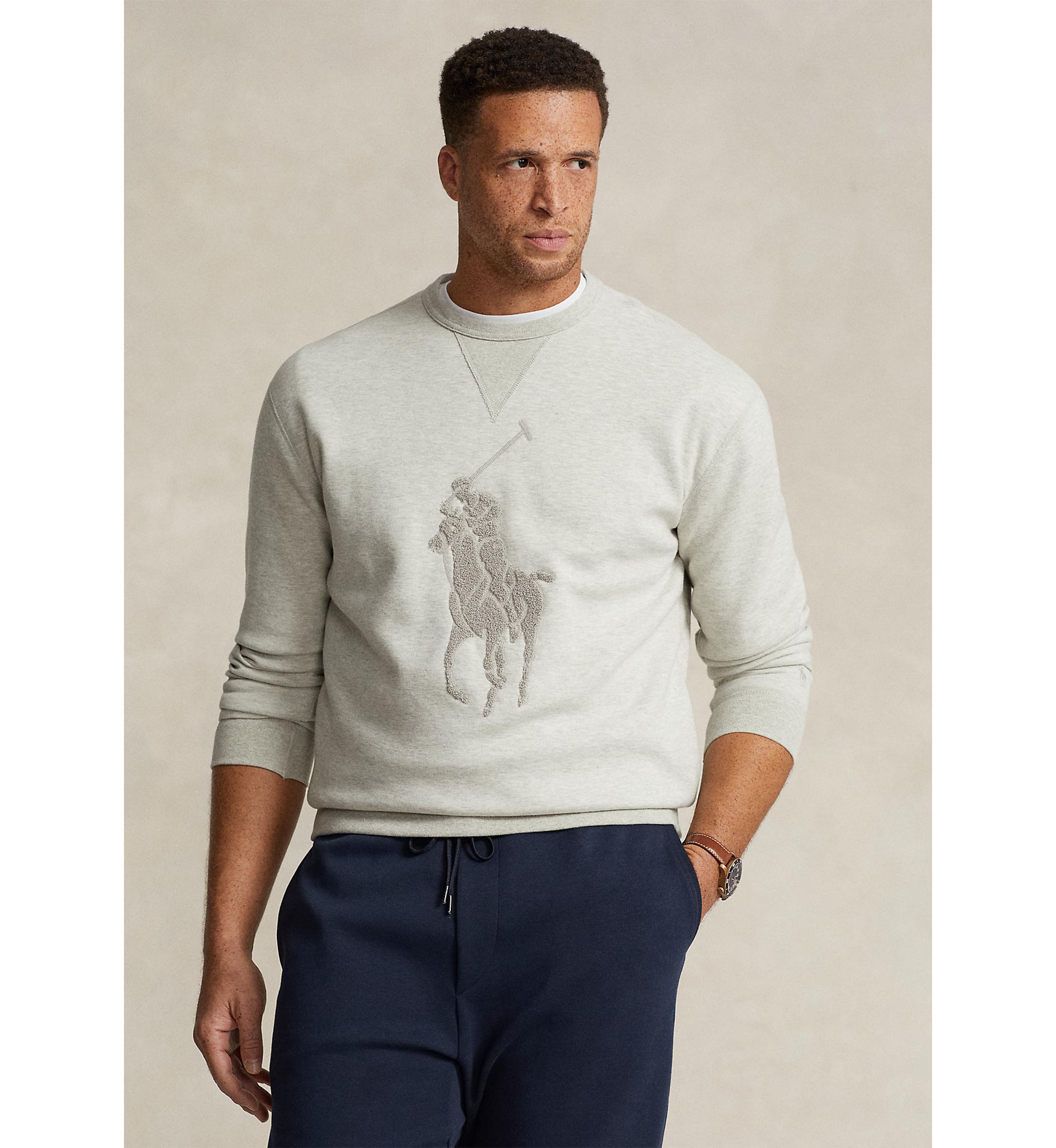 Big & Tall Big Pony Double Knit Sweatshirt