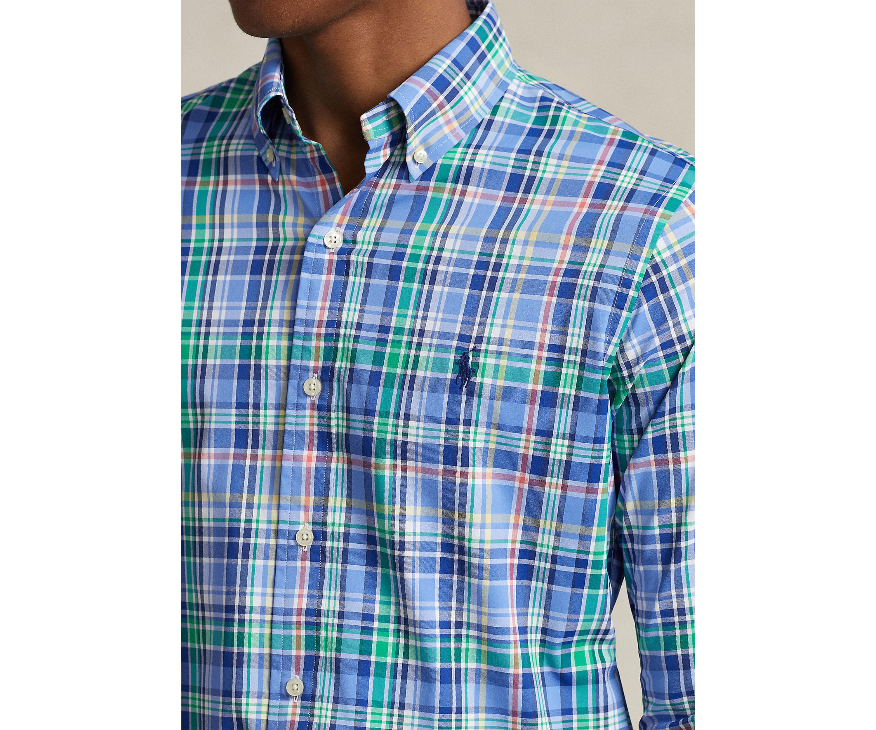 Classic Fit Plaid Performance Shirt