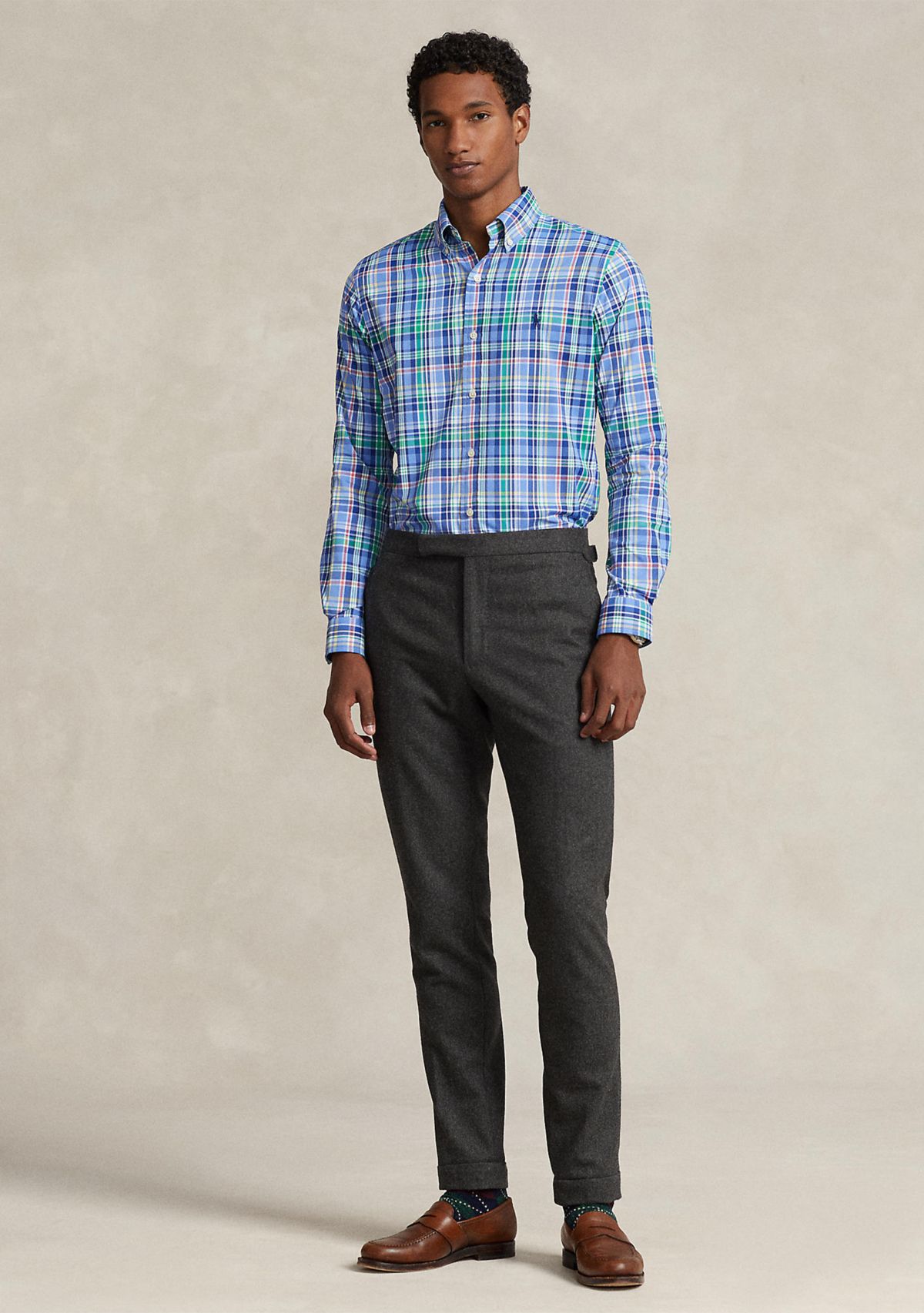 Classic Fit Plaid Performance Shirt