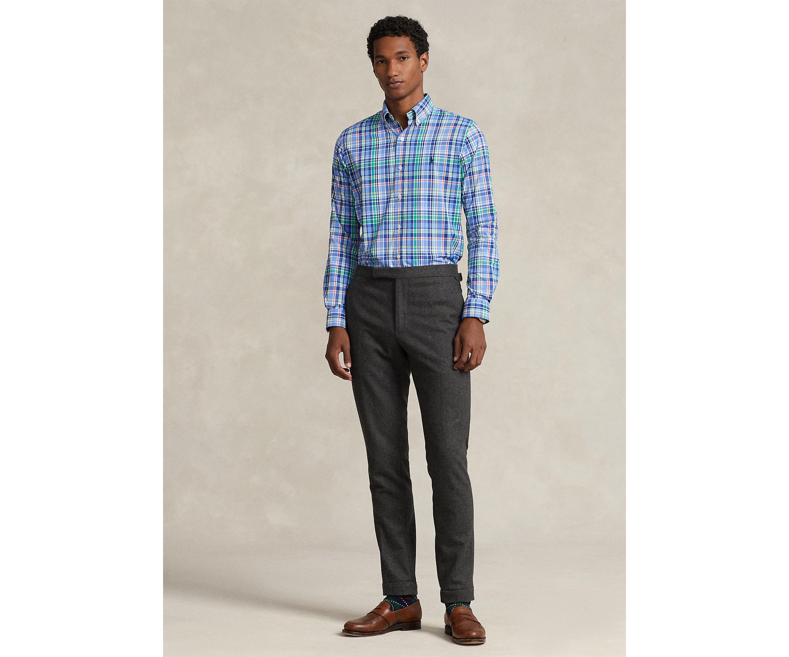 Classic Fit Plaid Performance Shirt