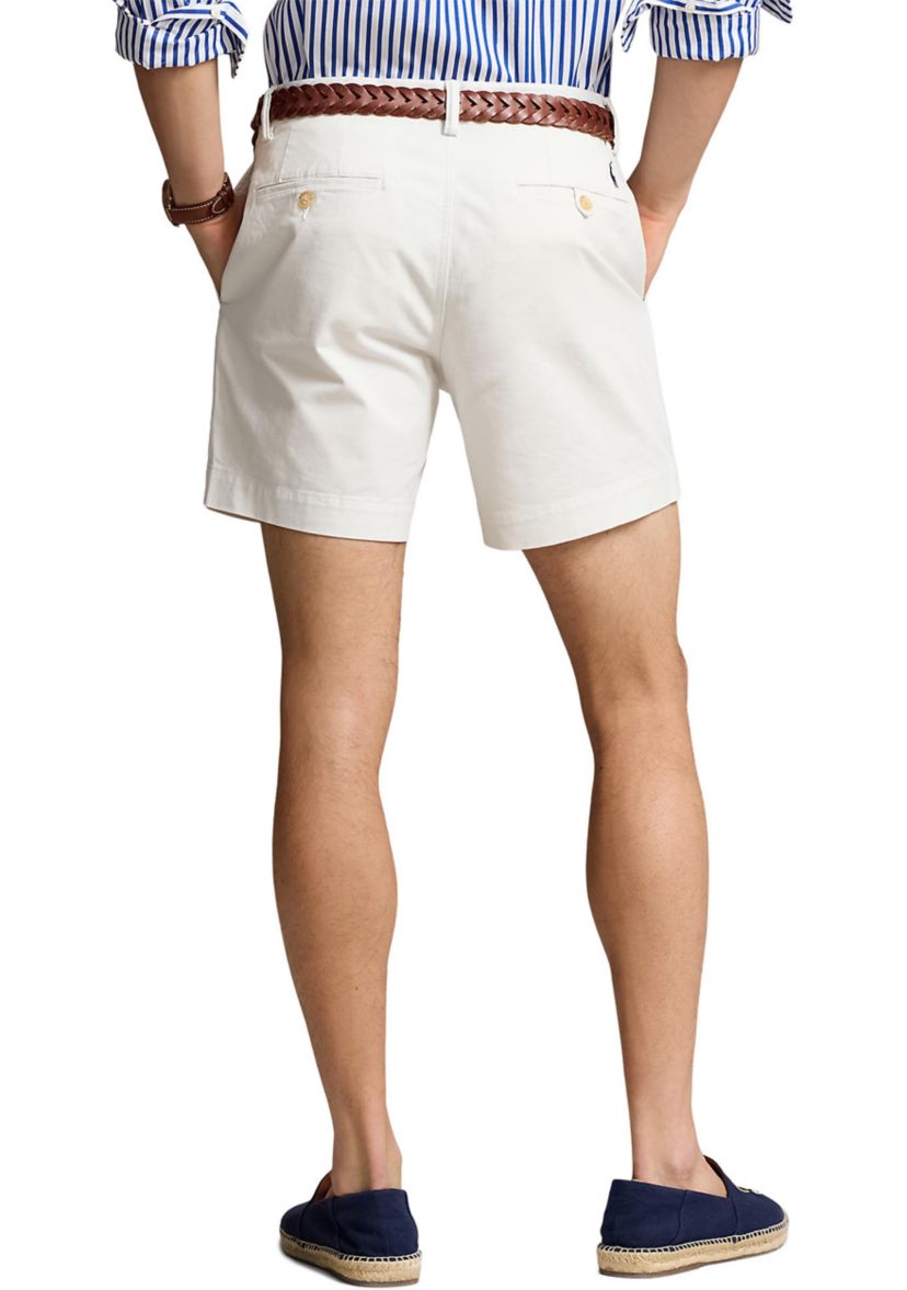 6 Stretch Classic Fit Chino Short