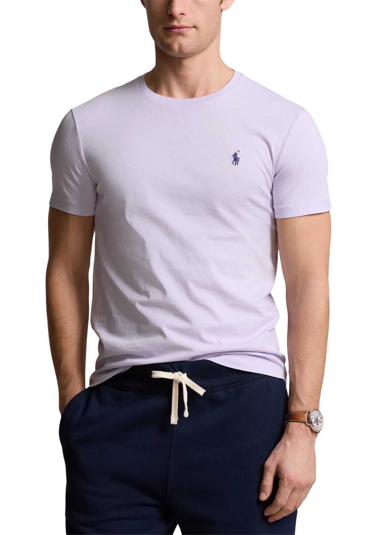 Classic Fit Jersey Crew Neck T-Shirt