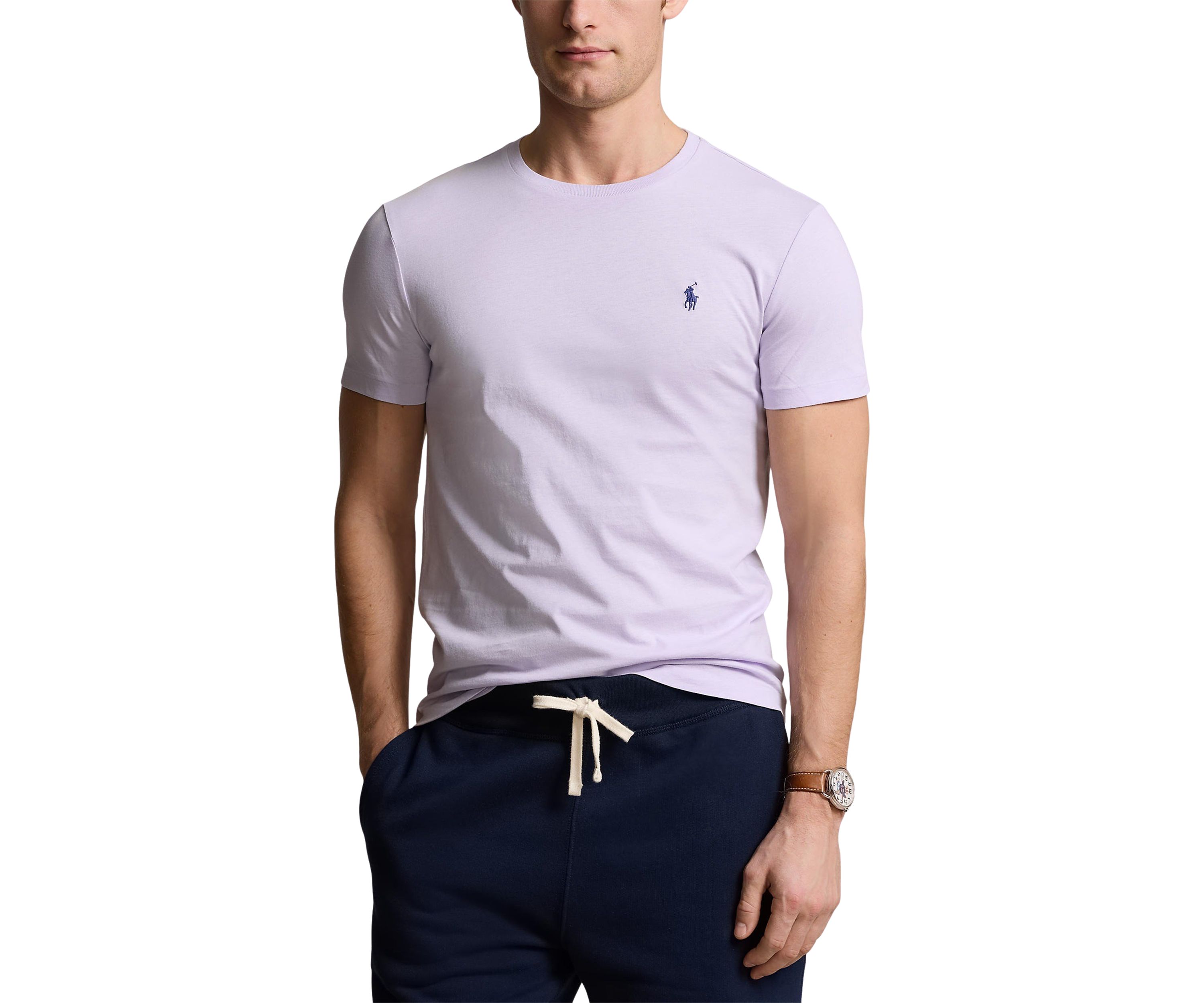 Classic Fit Jersey Crew Neck T-Shirt