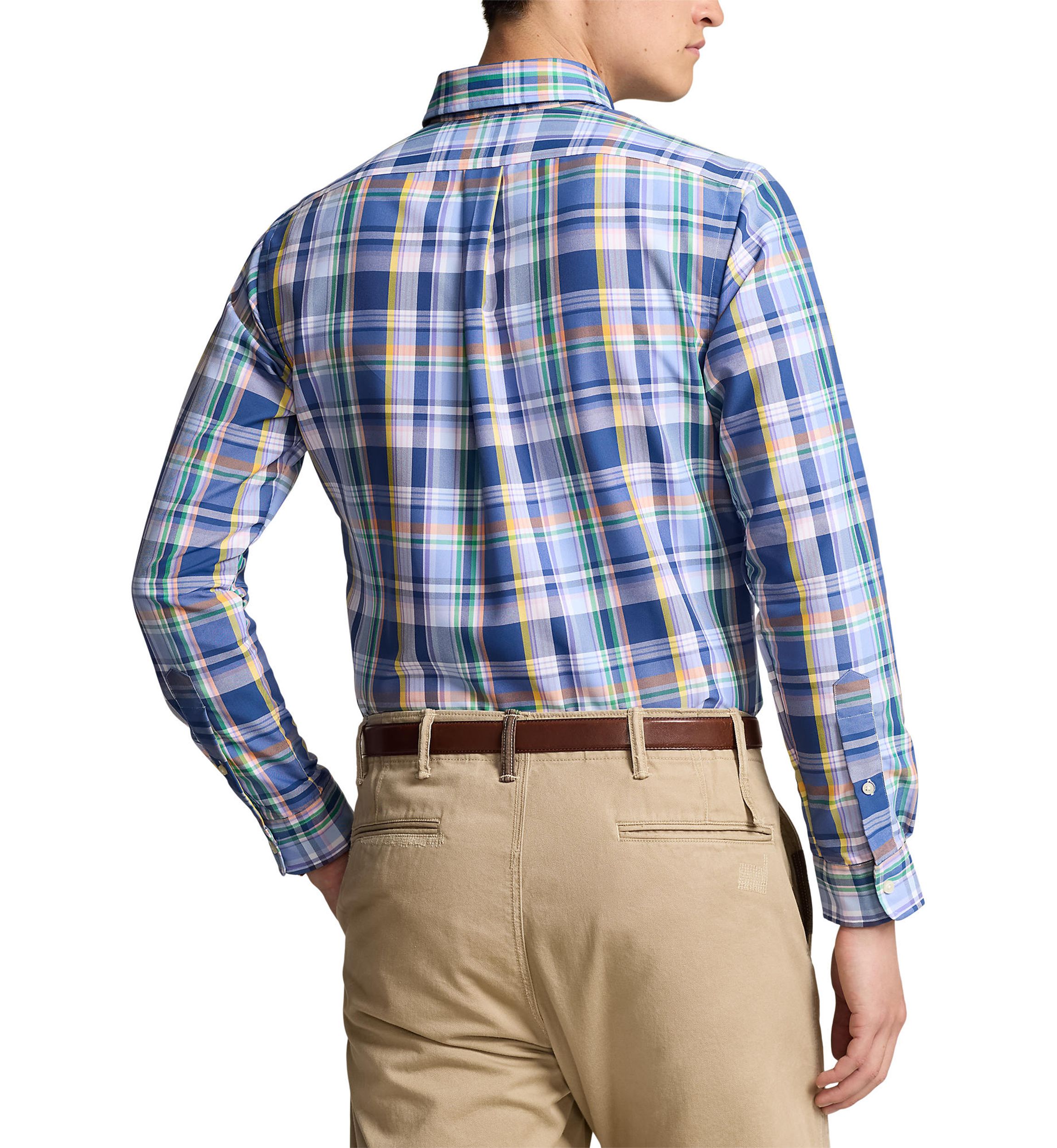 Classic Fit Plaid Oxford Shirt