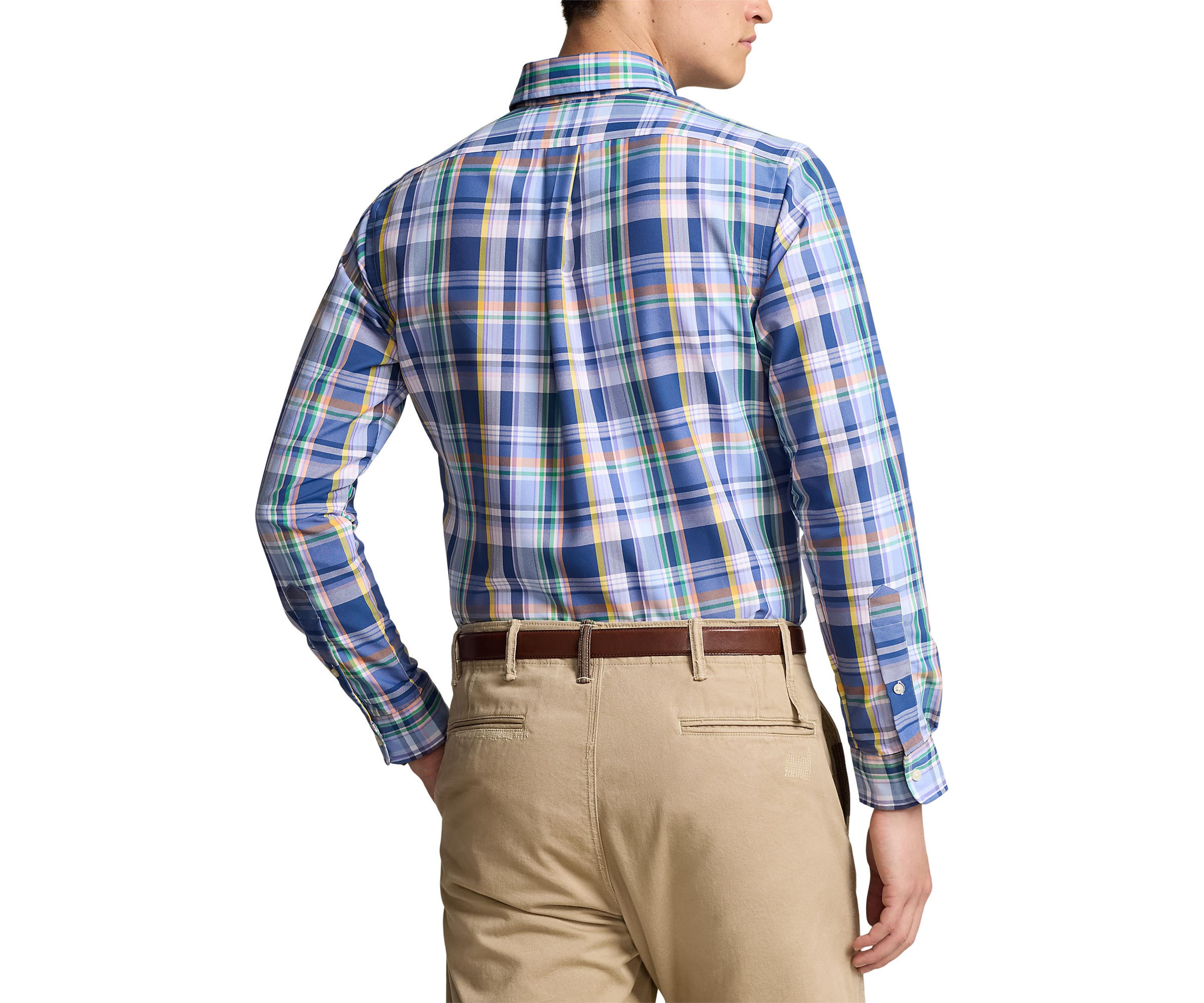 Classic Fit Plaid Oxford Shirt