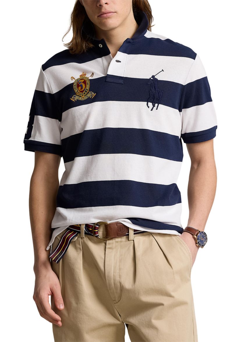 Classic Fit Big Pony Mesh Polo Shirt