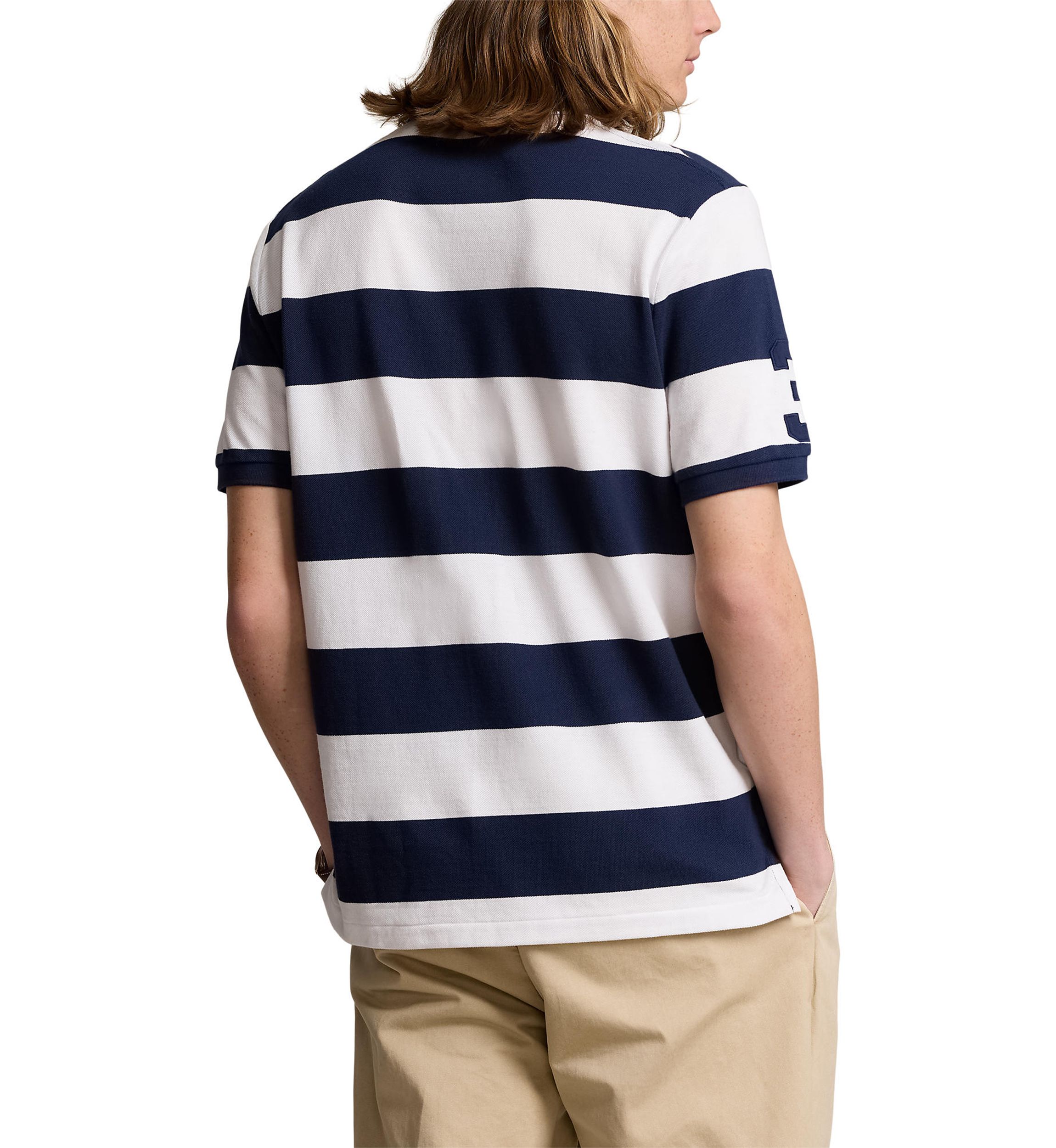 Classic Fit Big Pony Mesh Polo Shirt