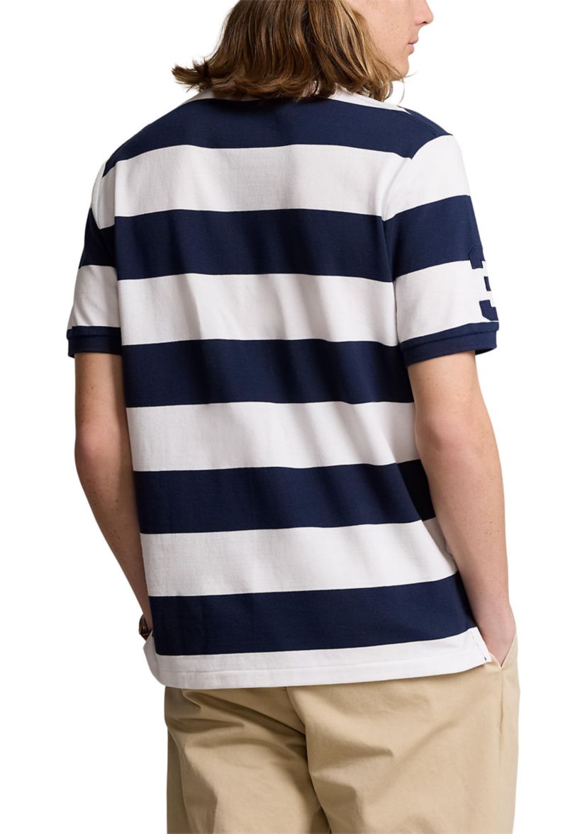 Classic Fit Big Pony Mesh Polo Shirt