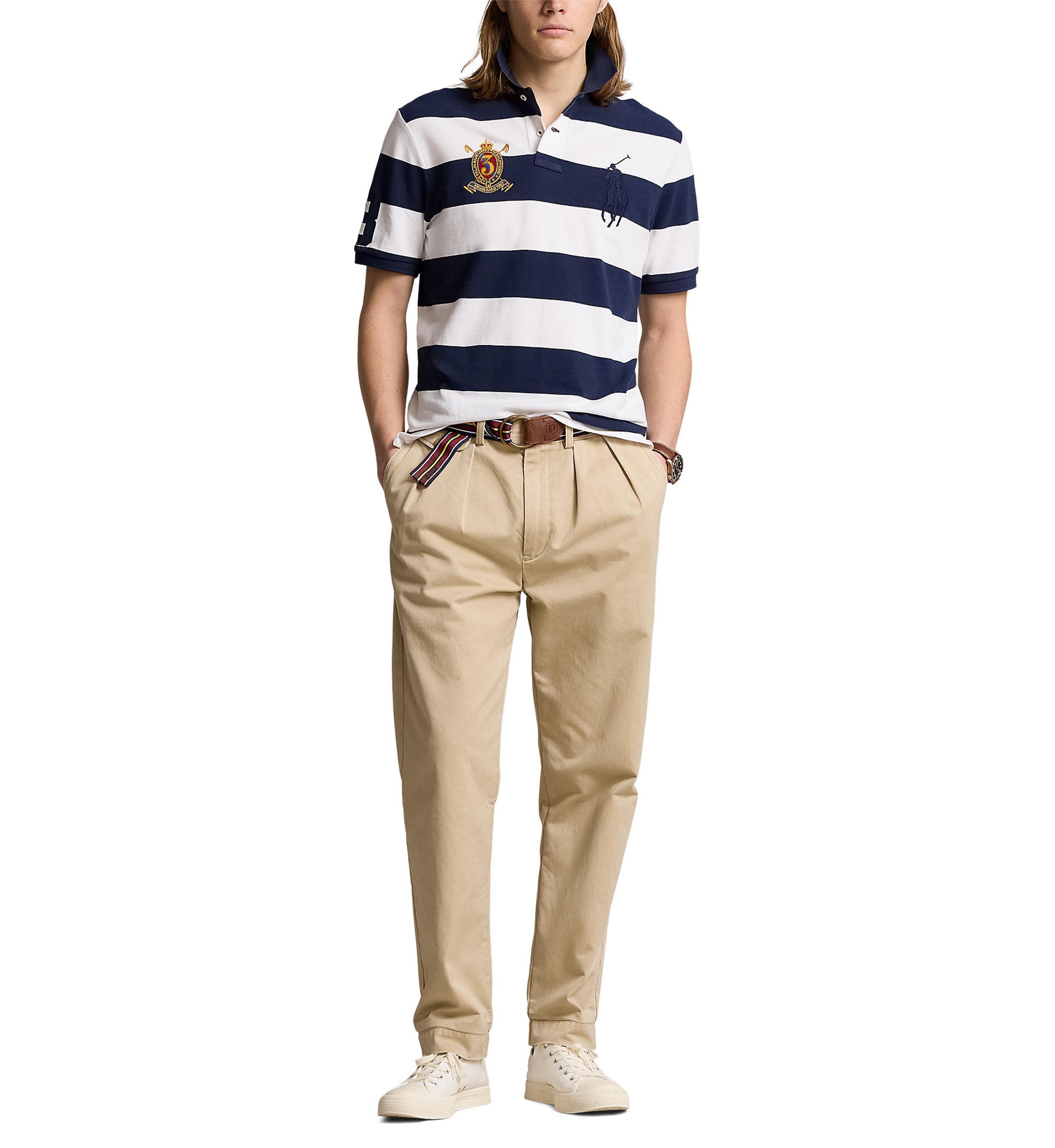 Classic Fit Big Pony Mesh Polo Shirt