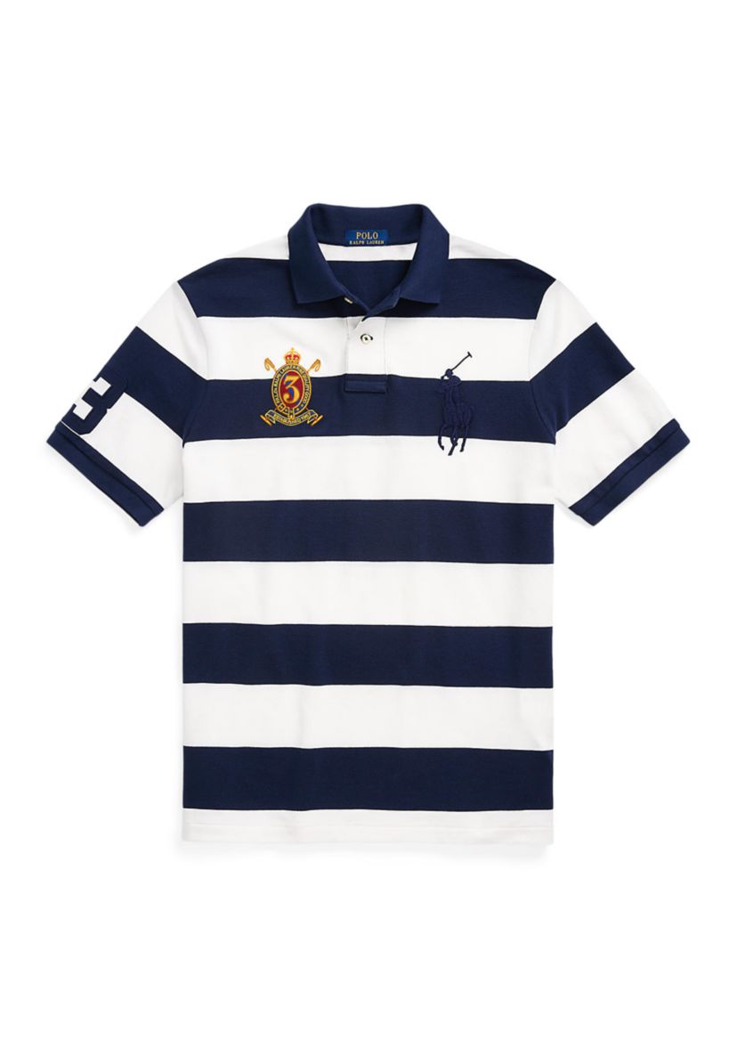 Classic Fit Big Pony Mesh Polo Shirt
