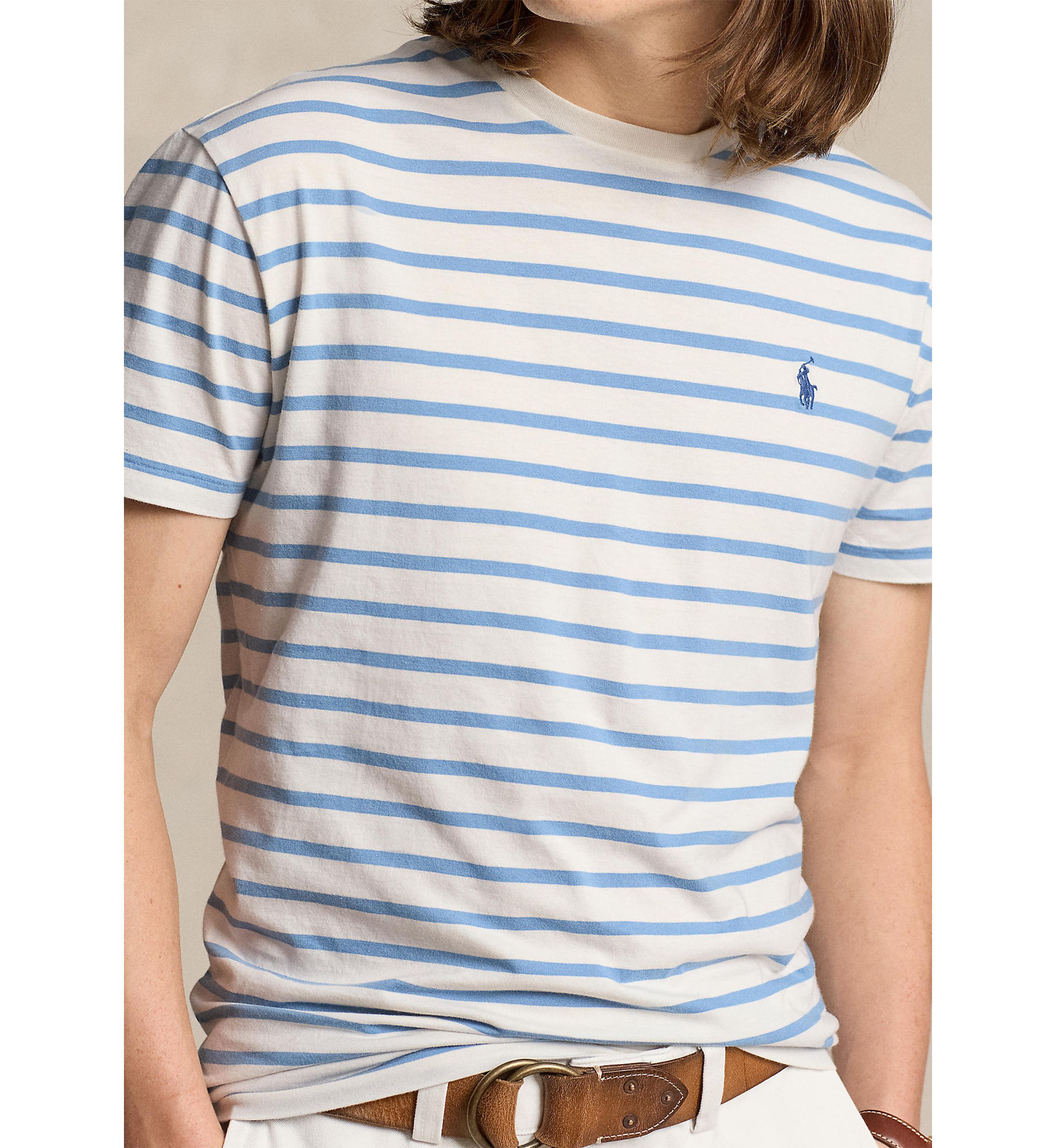 Classic Fit Striped Jersey T-Shirt
