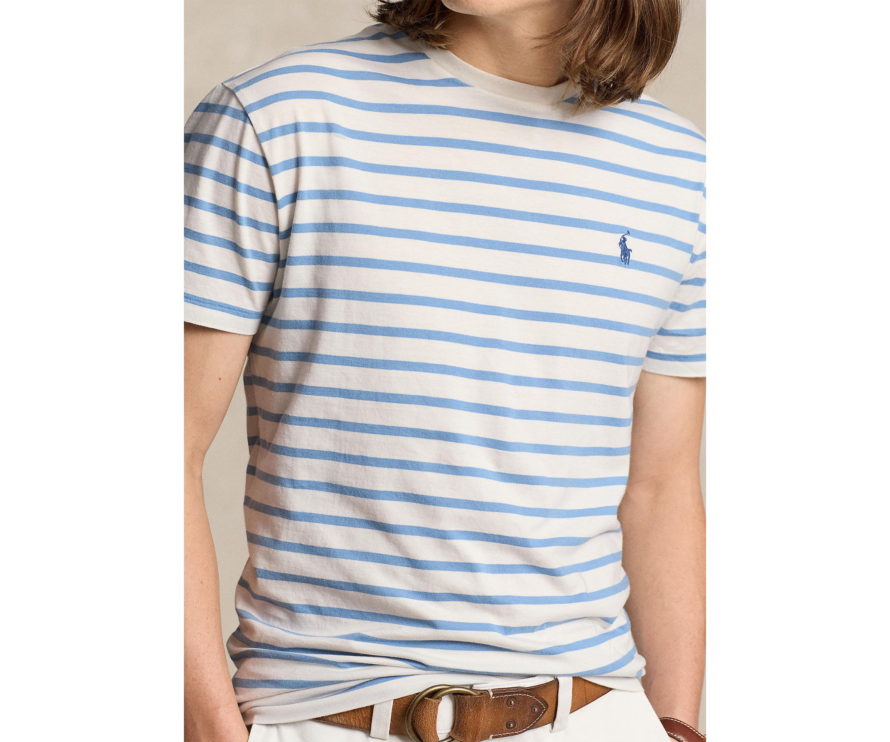 Classic Fit Striped Jersey T-Shirt