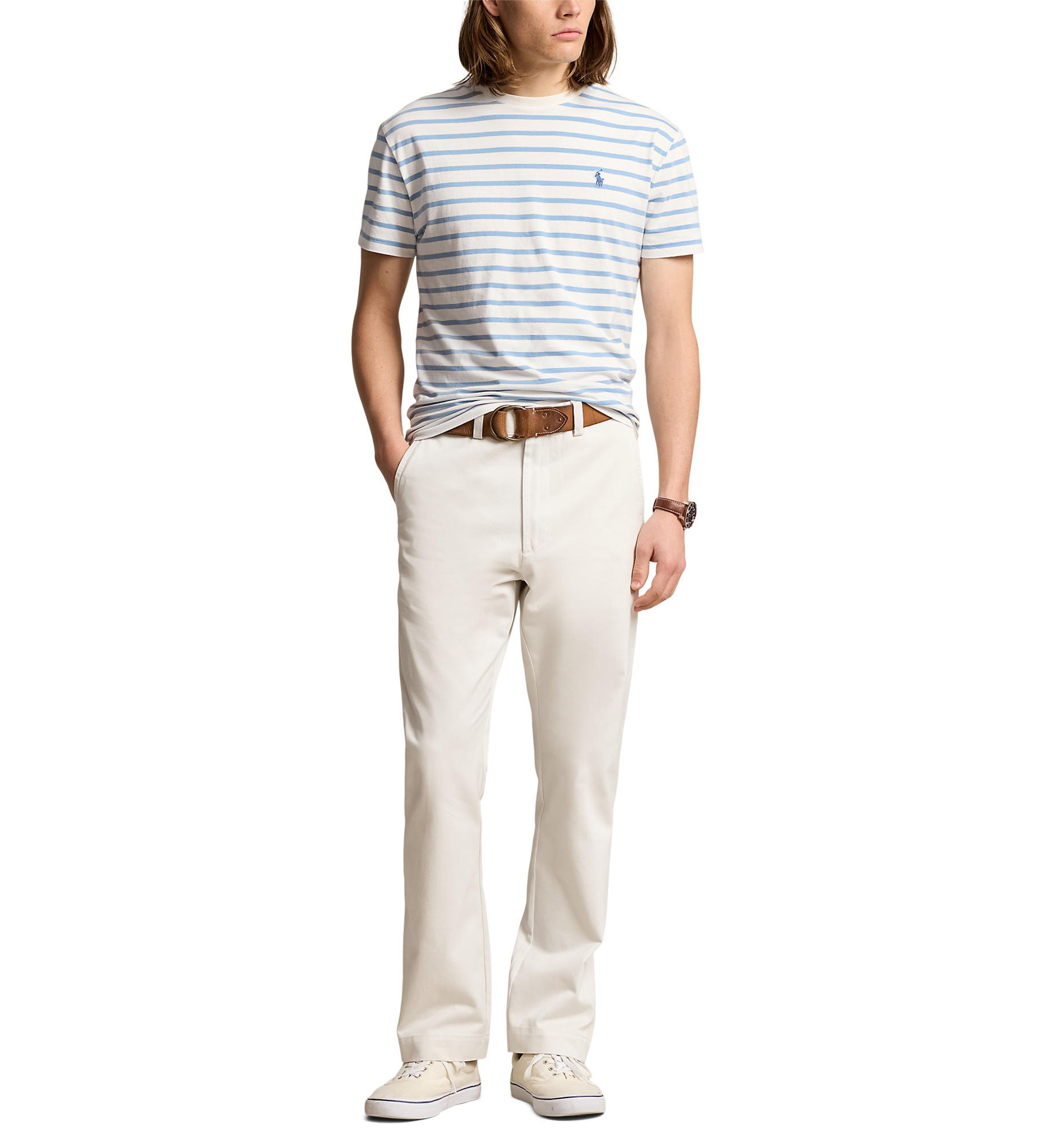 Classic Fit Striped Jersey T-Shirt