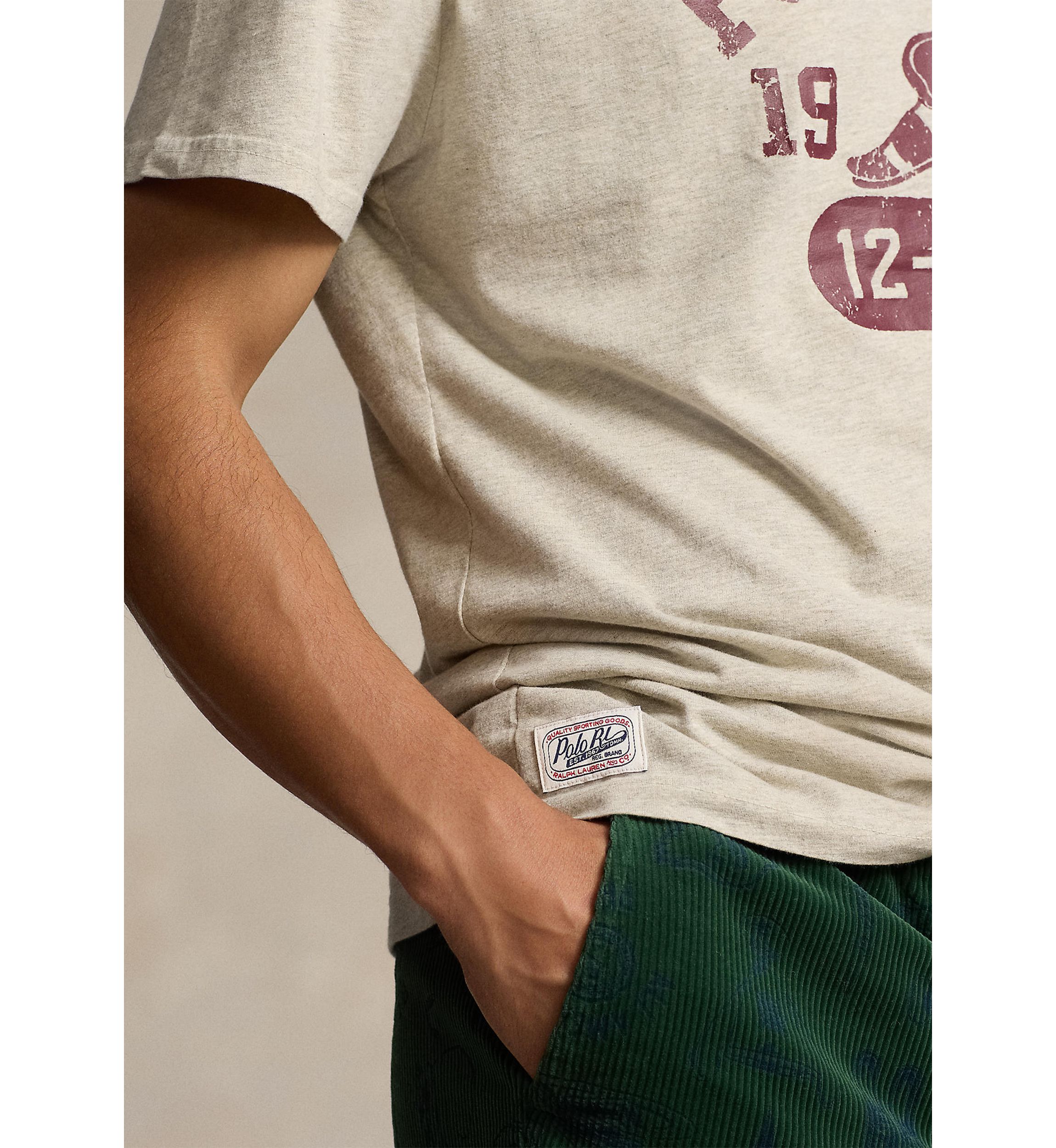 Classic Fit Jersey Graphic T-Shirt