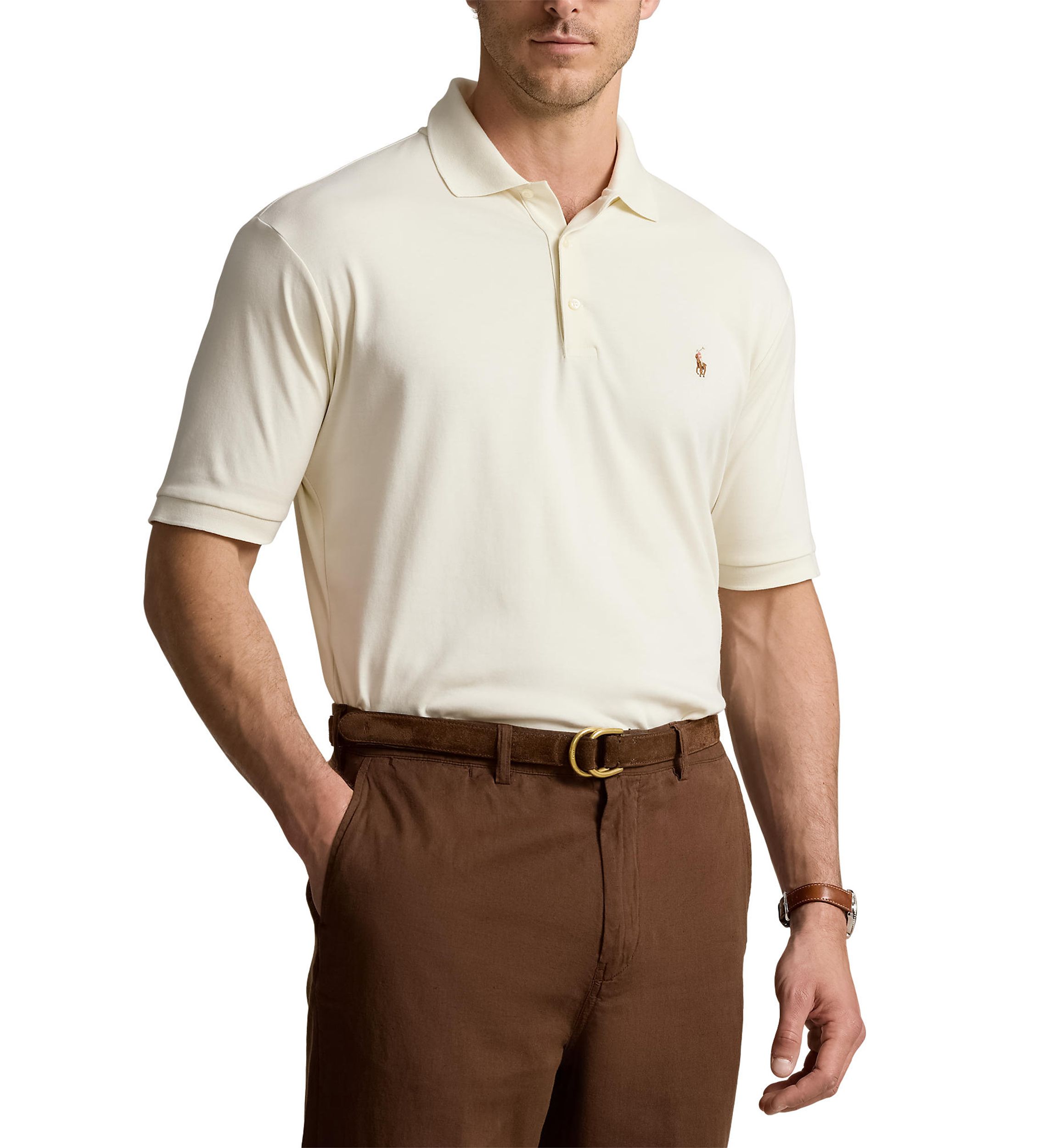 Big & Tall Soft Cotton Polo Shirt