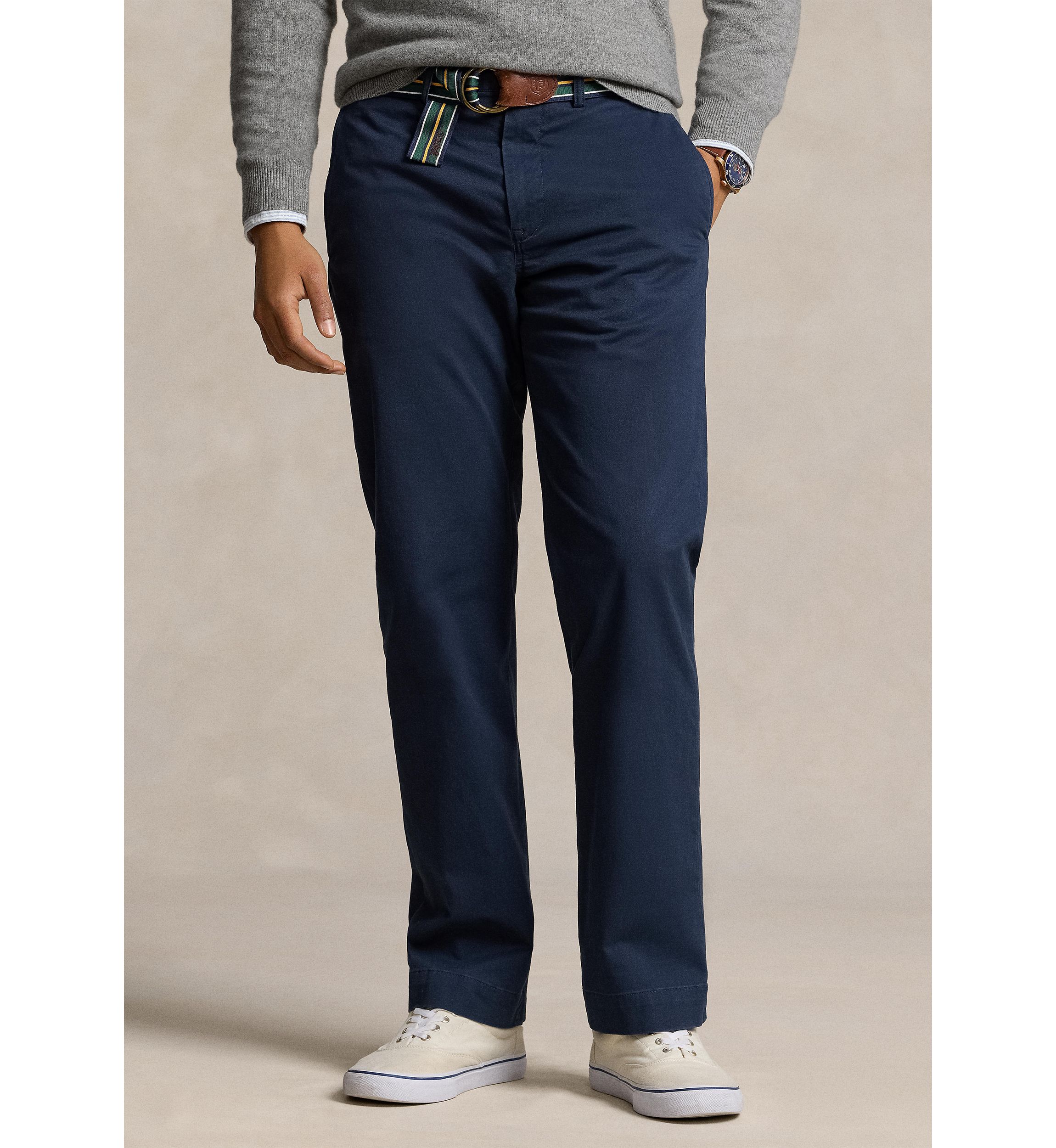 Stretch Classic Fit Chino Pants