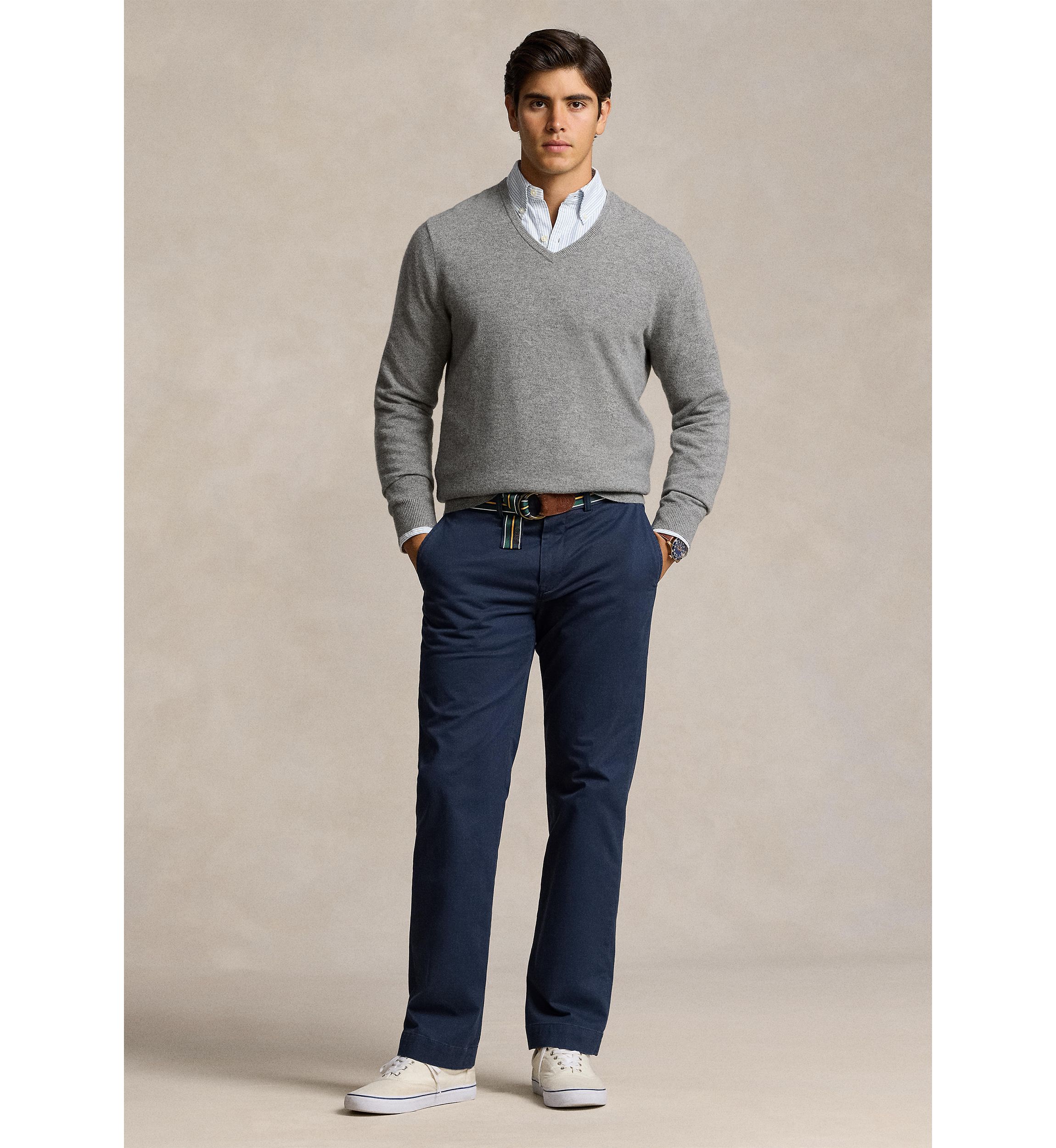 Stretch Classic Fit Chino Pants