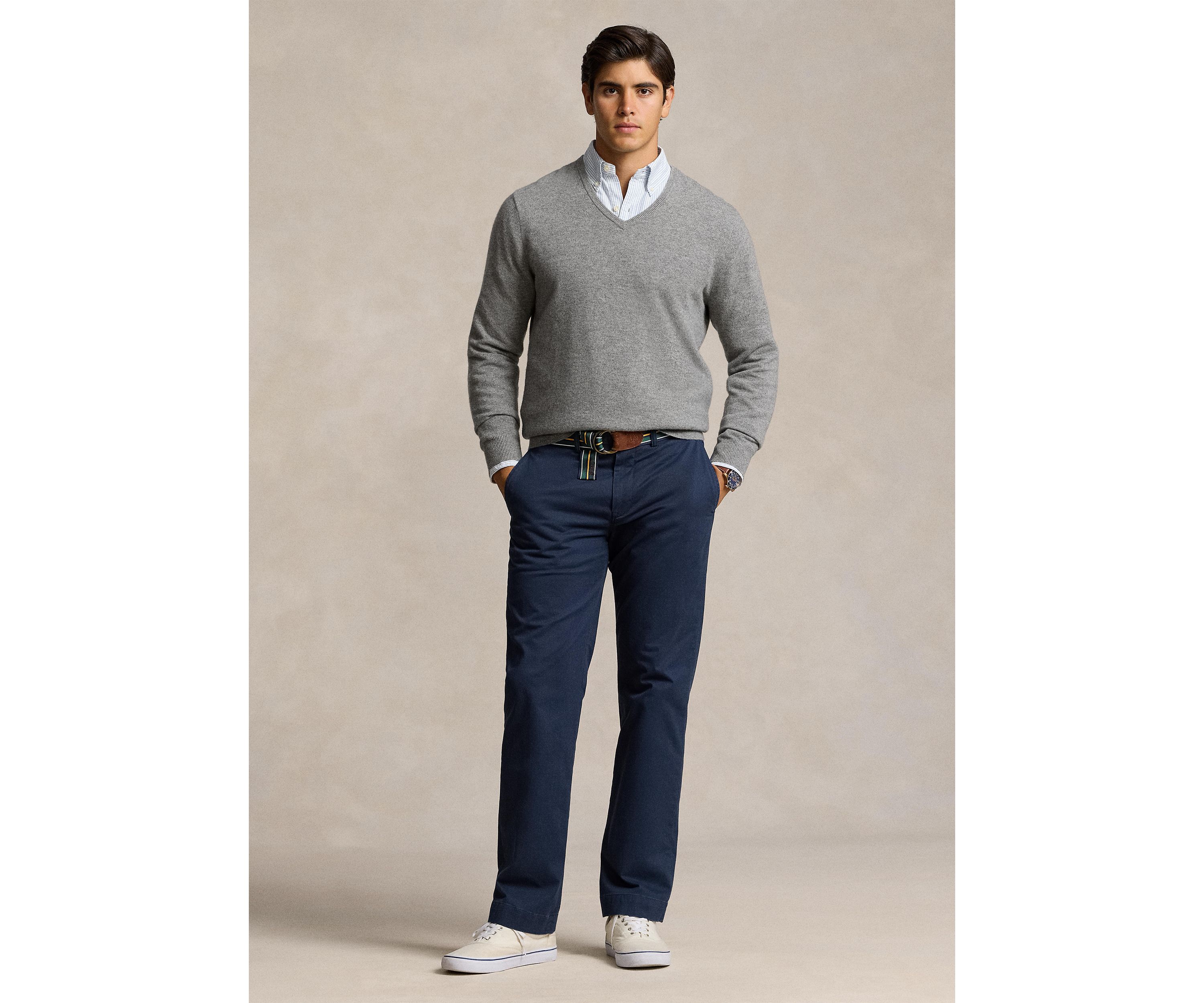 Stretch Classic Fit Chino Pants