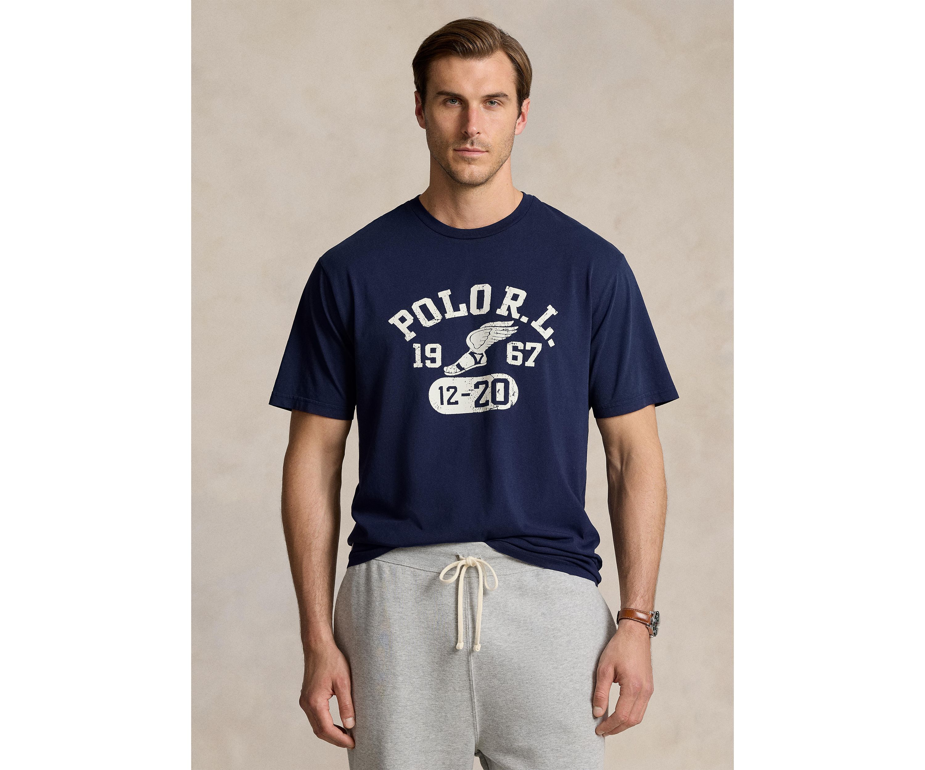 Big & Tall Jersey Graphic T-Shirt