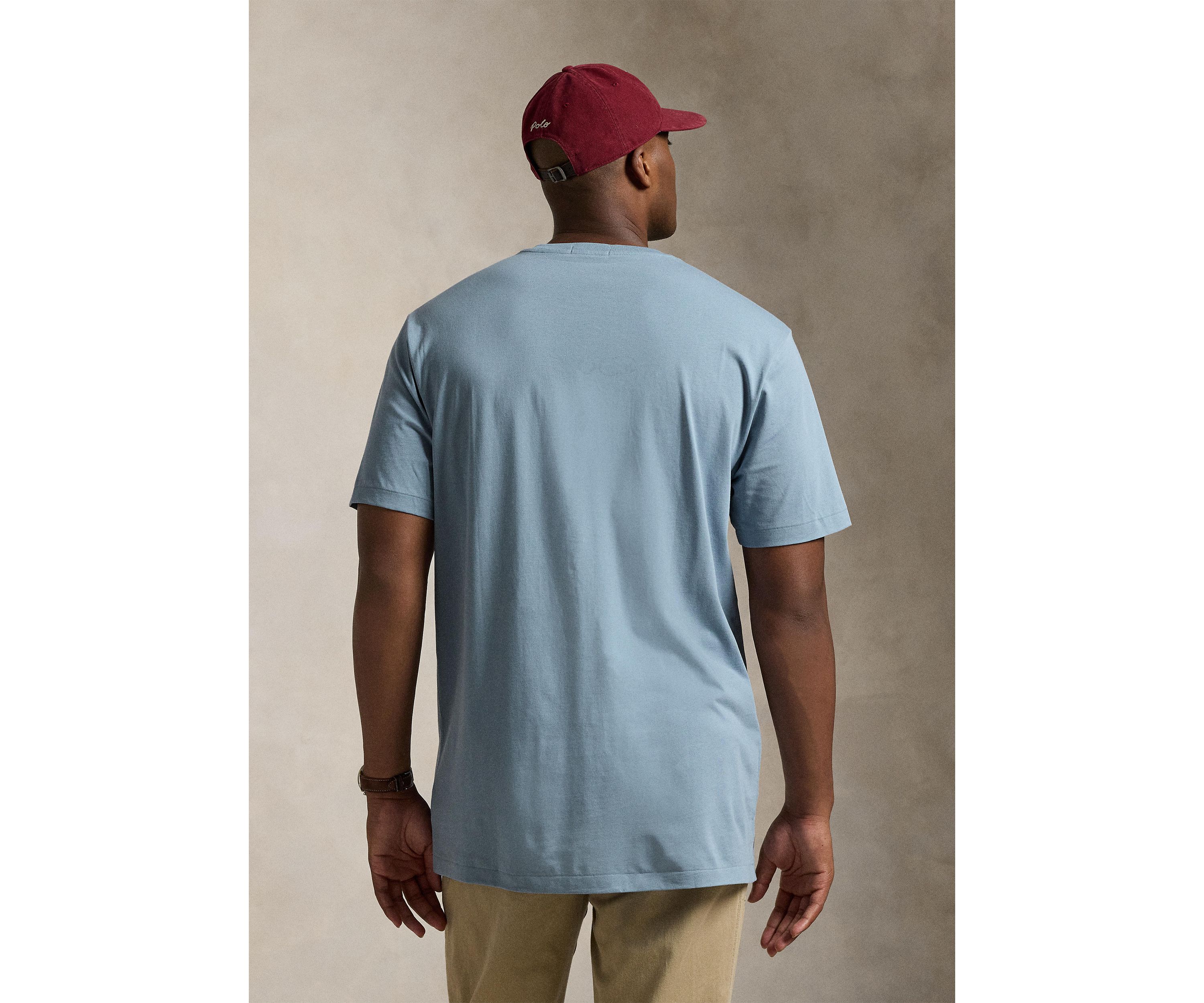 Big & Tall Plaid Logo Jersey T-Shirt