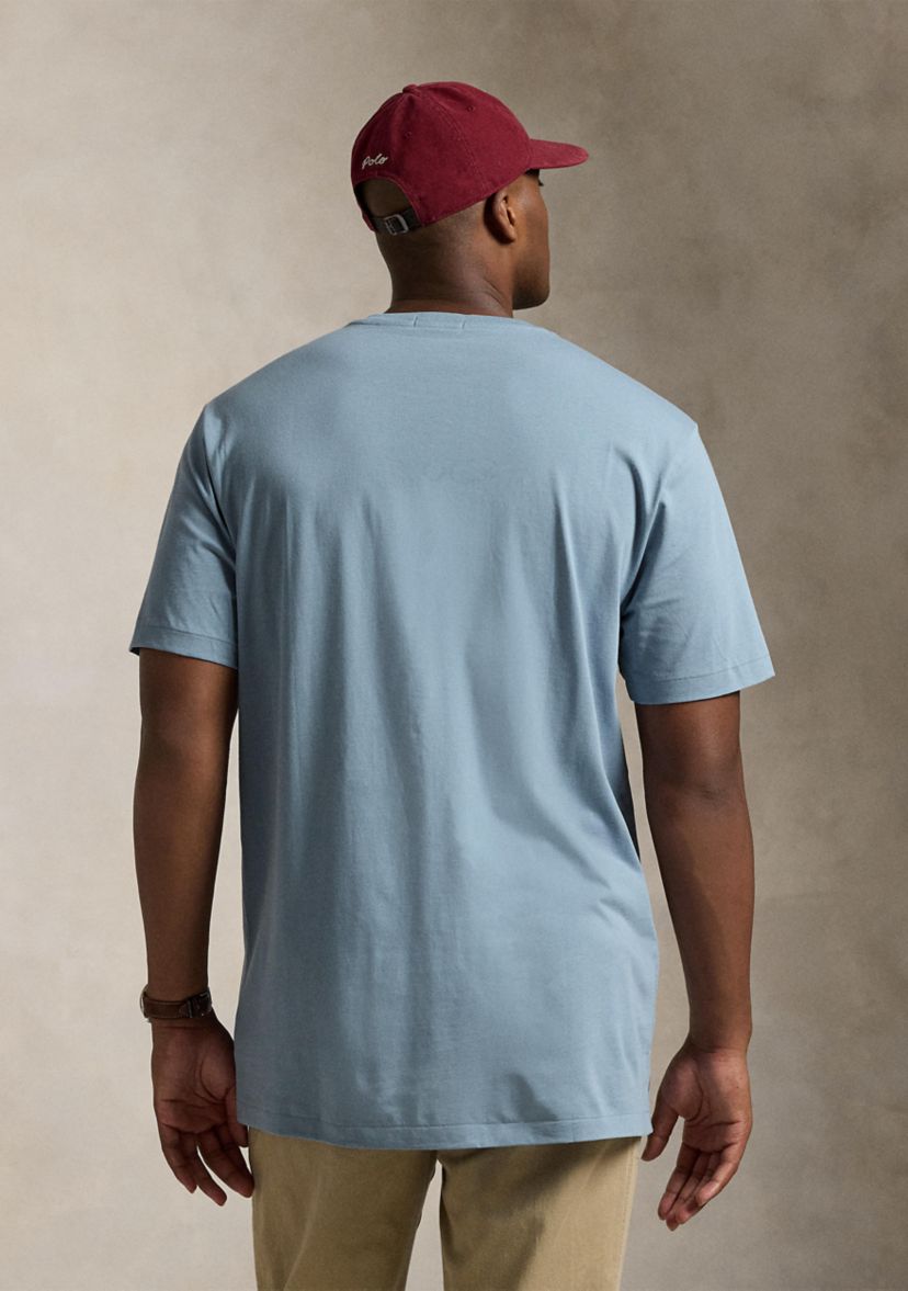 Big & Tall Plaid Logo Jersey T-Shirt