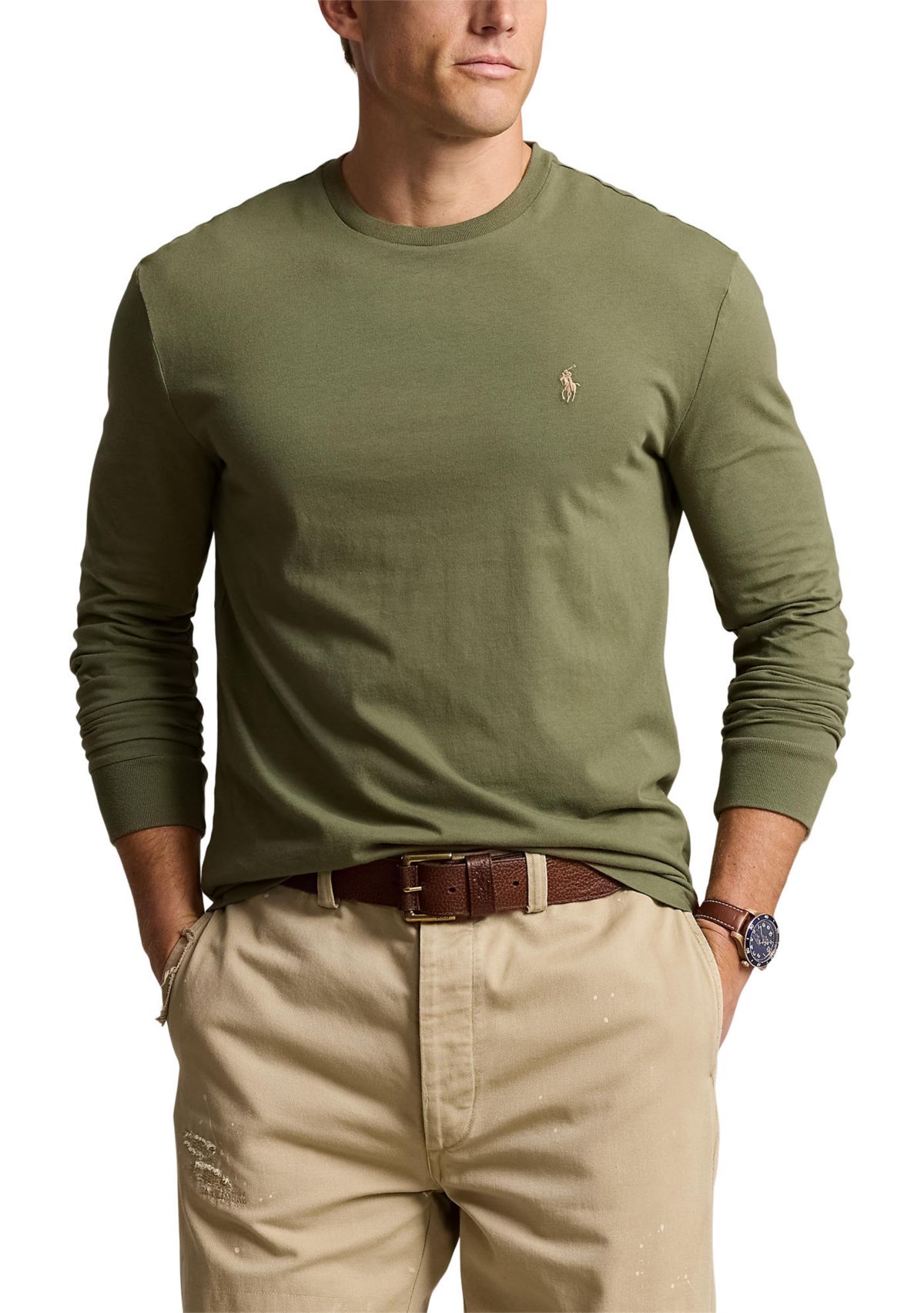 Classic Fit Jersey Long Sleeve T-Shirt