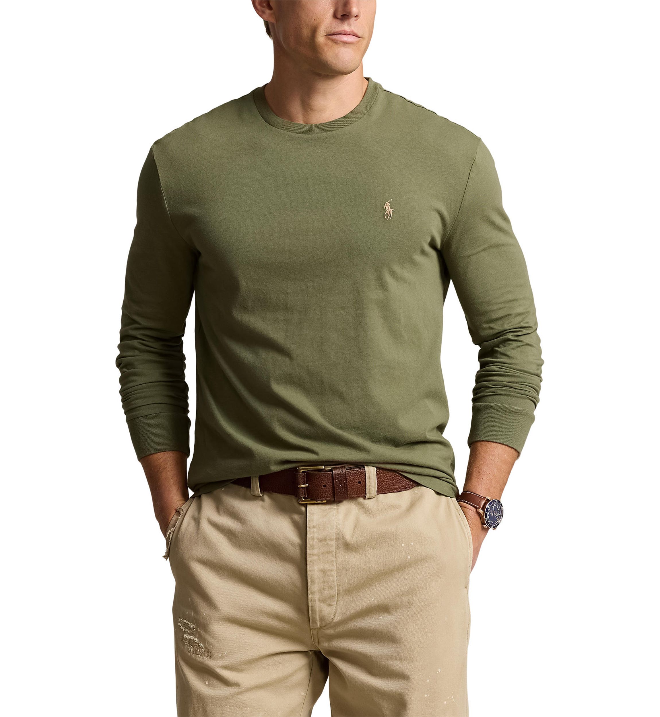 Classic Fit Jersey Long Sleeve T-Shirt