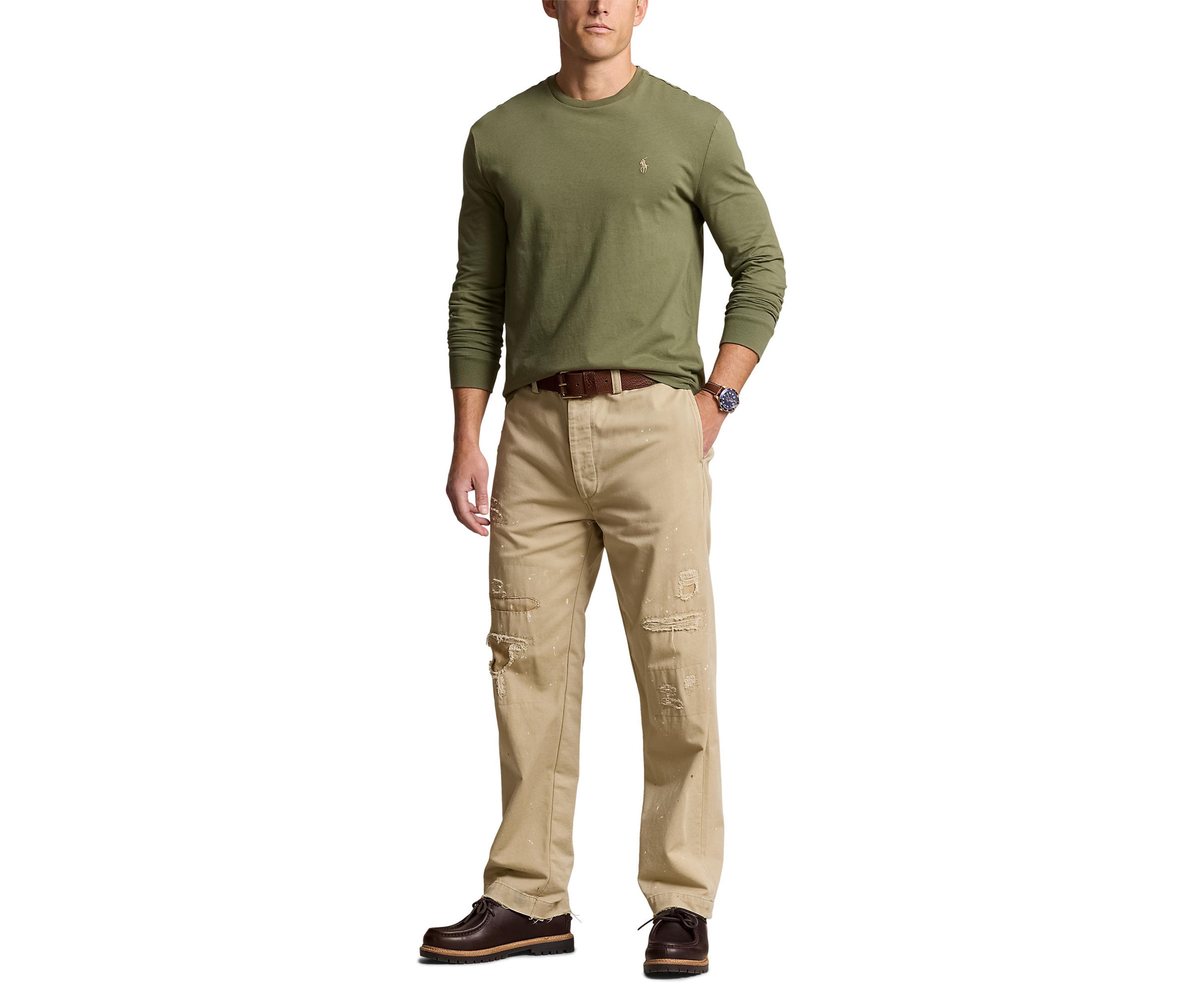 Classic Fit Jersey Long Sleeve T-Shirt