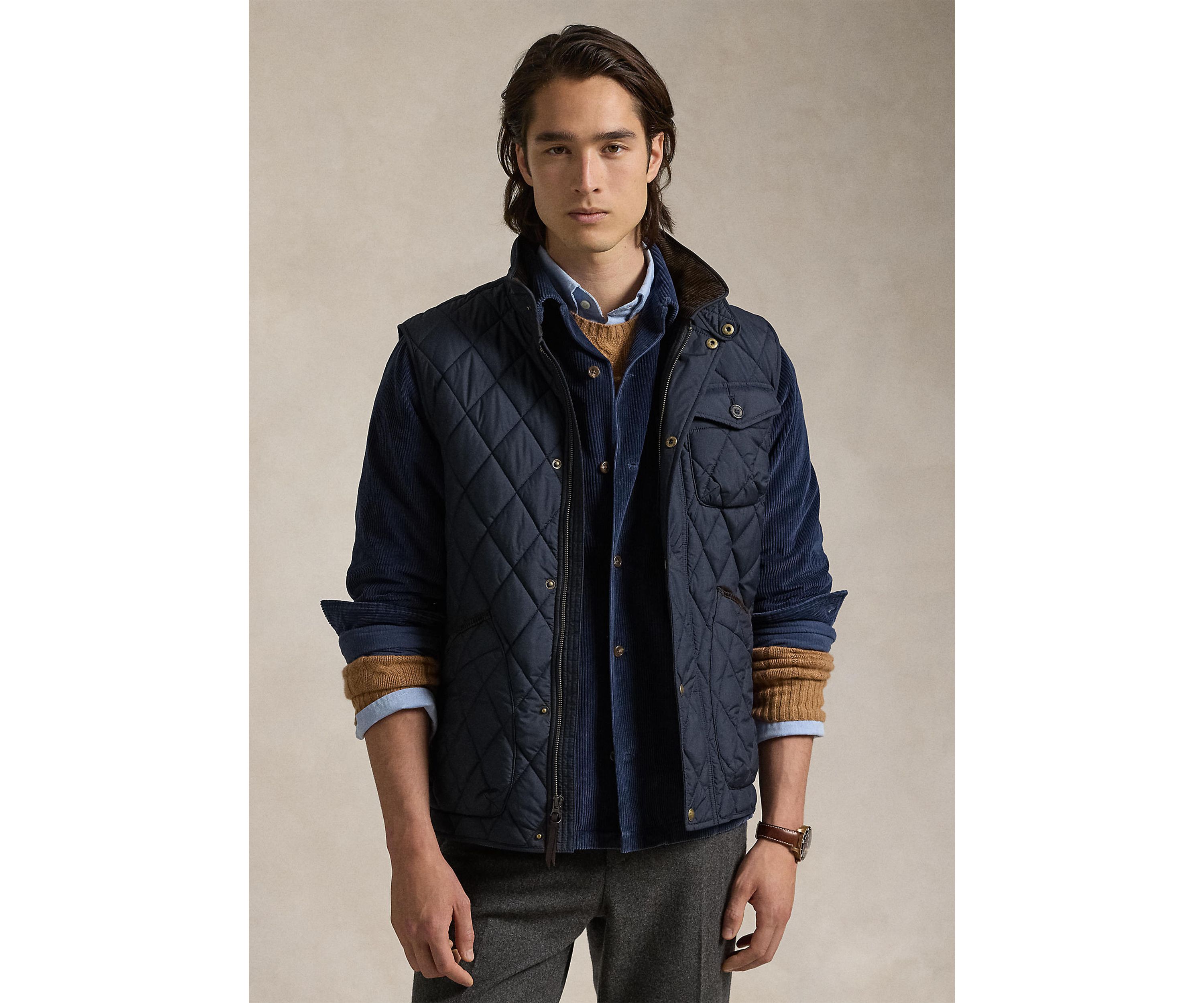 The Beaton Quilted Utility Vest