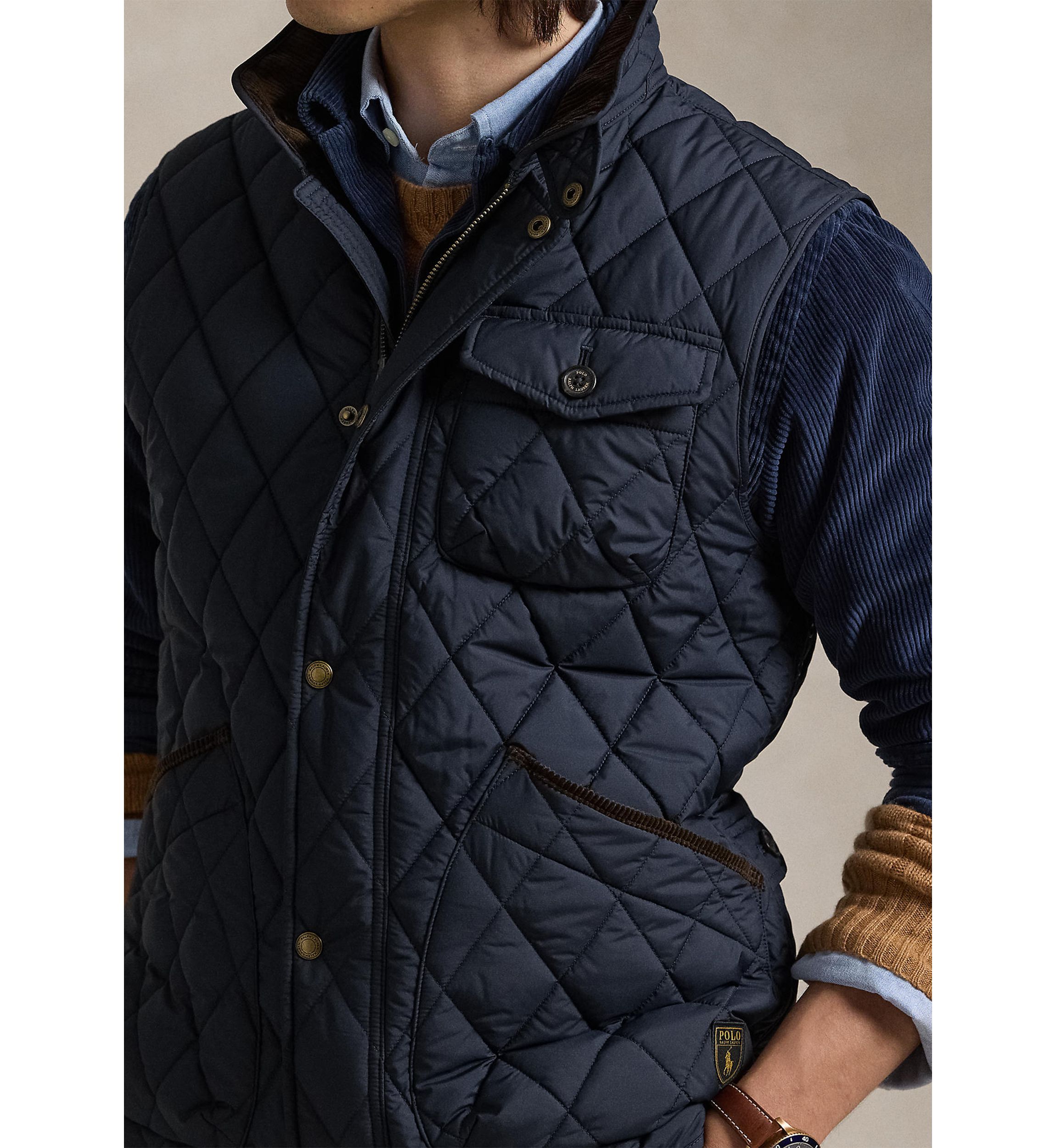 The Beaton Quilted Utility Vest