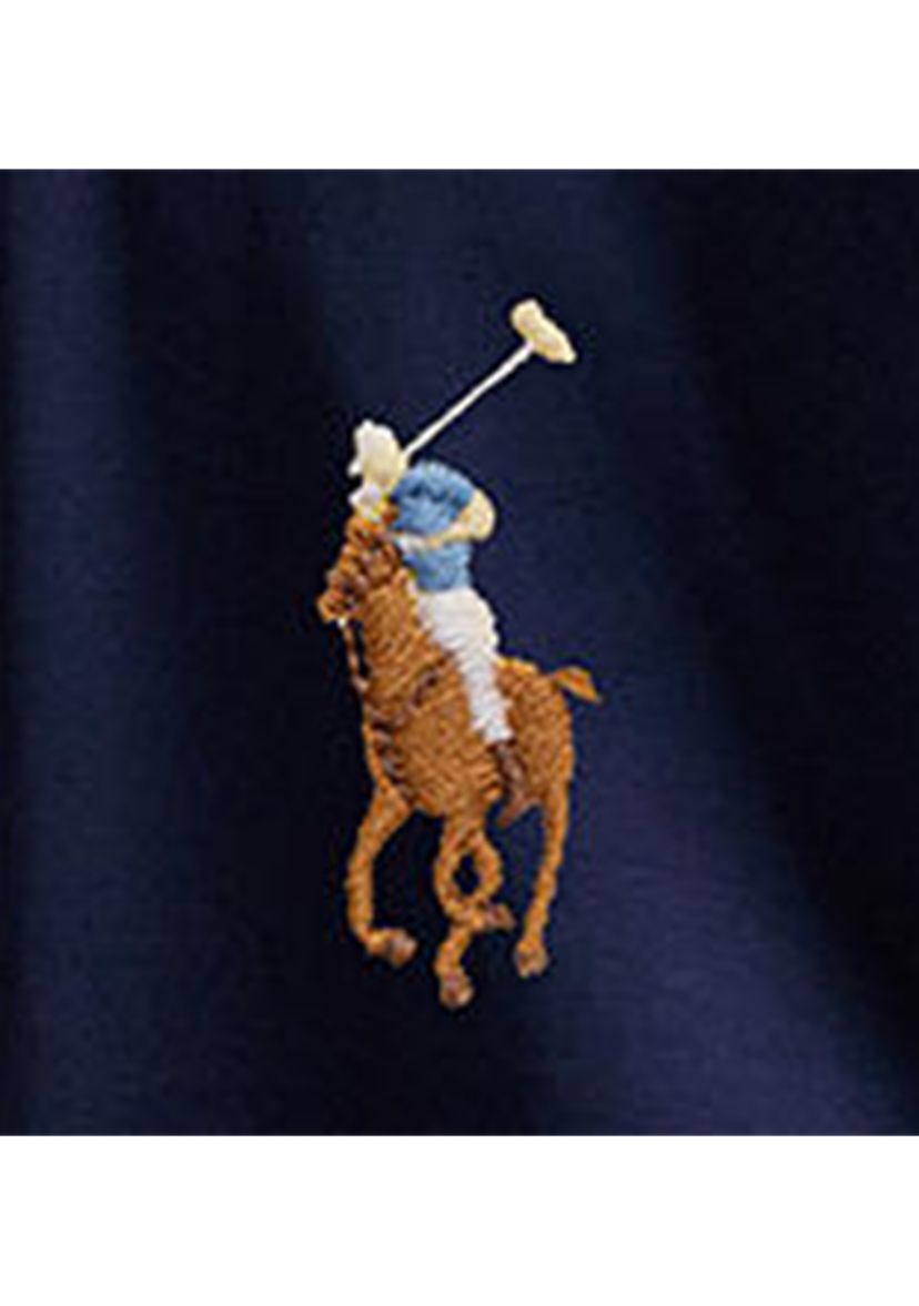 Big & Tall Soft Cotton Long Sleeve Polo Shirt