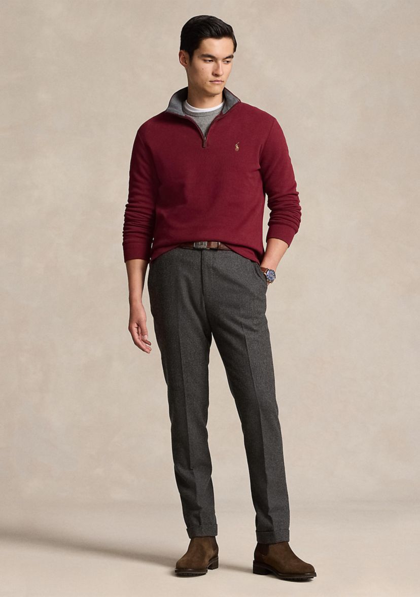 Estate Rib Quarter Zip Pullover Sweatshirt