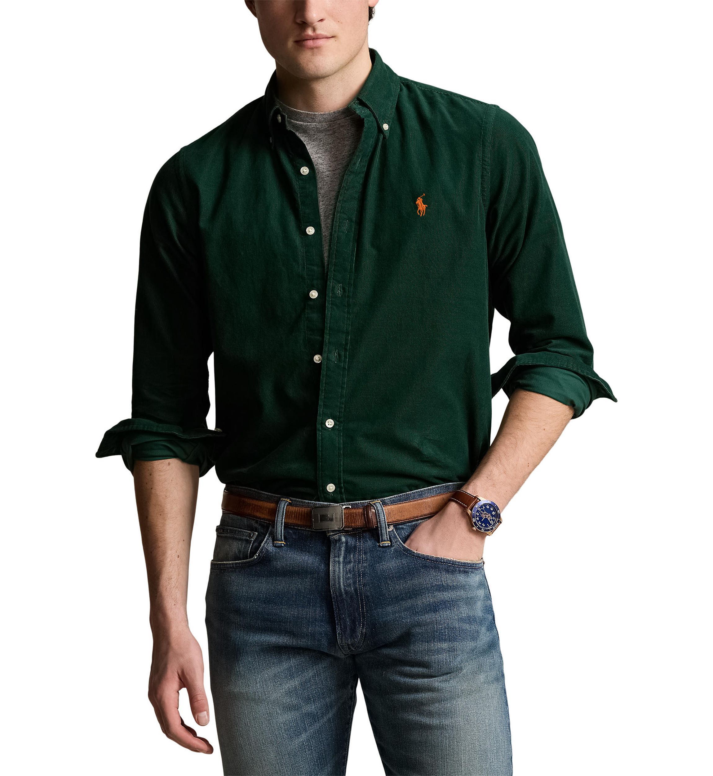 Classic Fit Corduroy Shirt