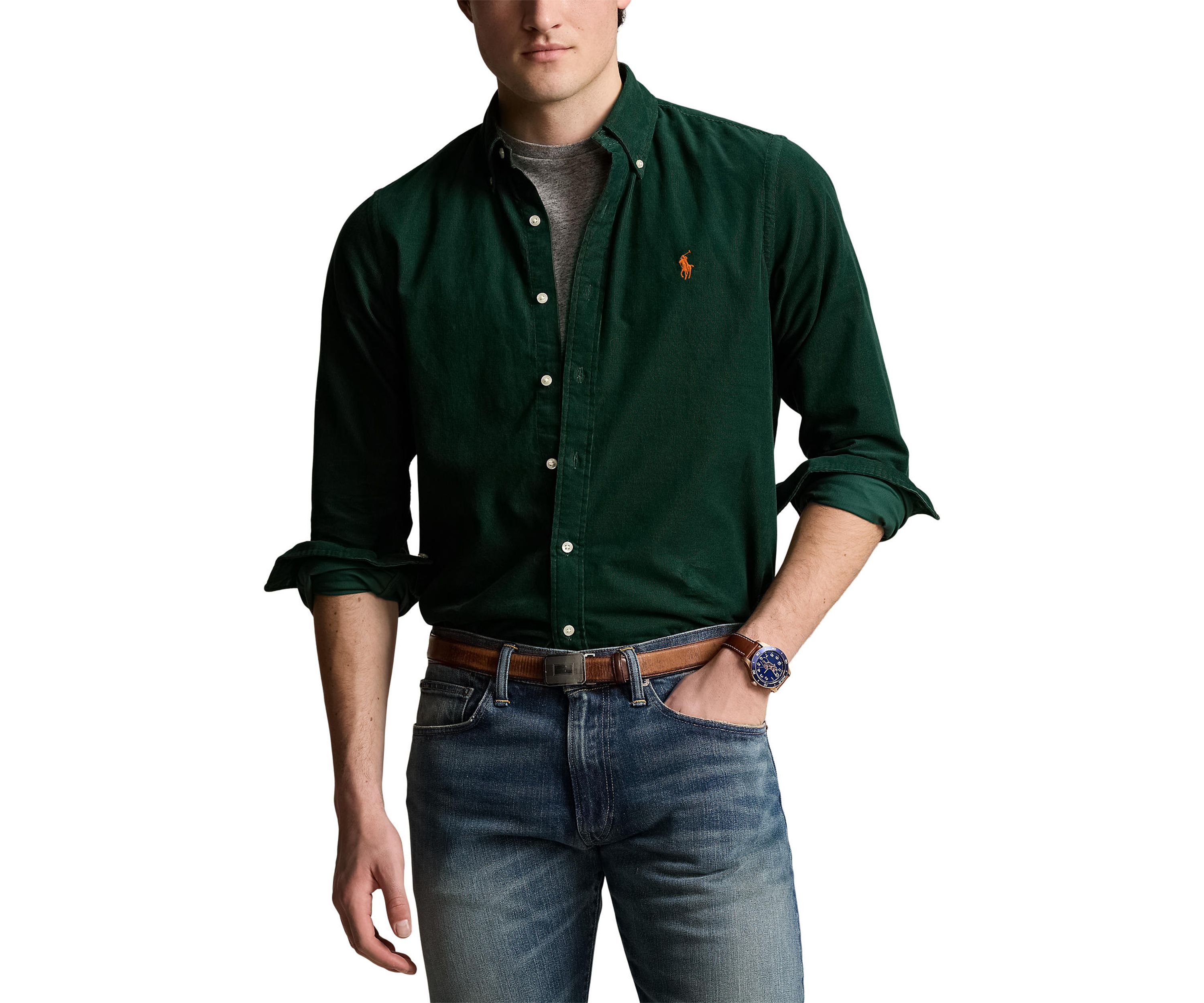 Classic Fit Corduroy Shirt