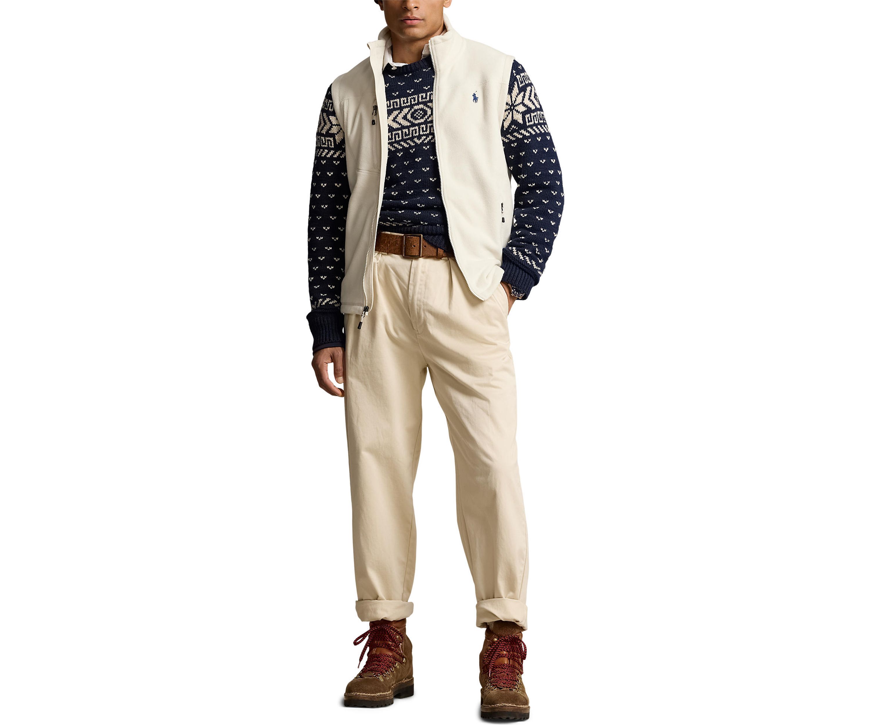 Brushed Fleece Full-Zip Vest