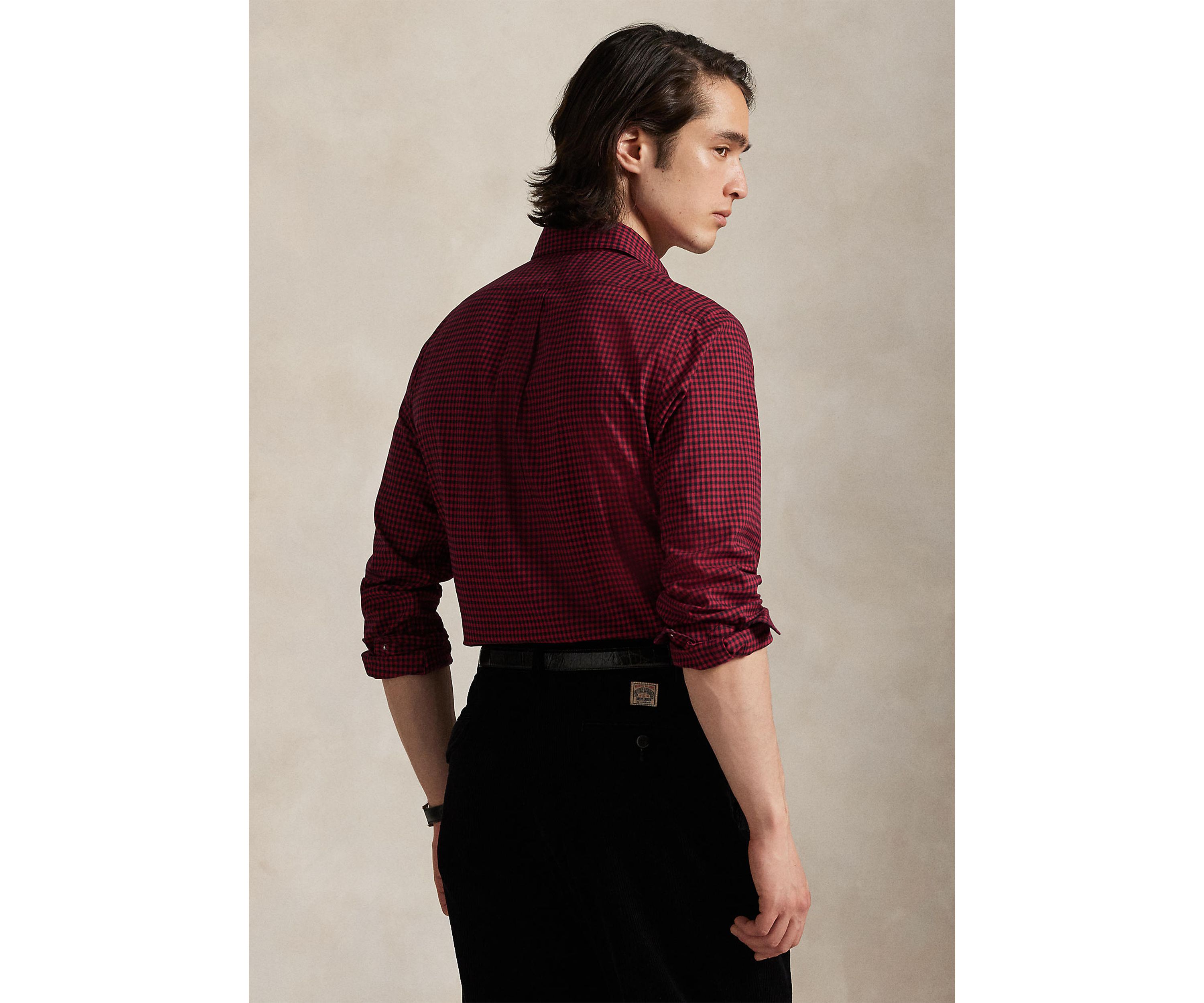 Classic Fit Plaid Twill Shirt