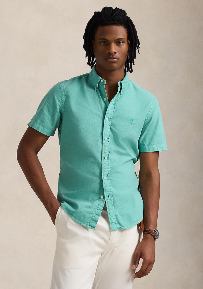Classic Fit Garment Dyed Oxford Shirt