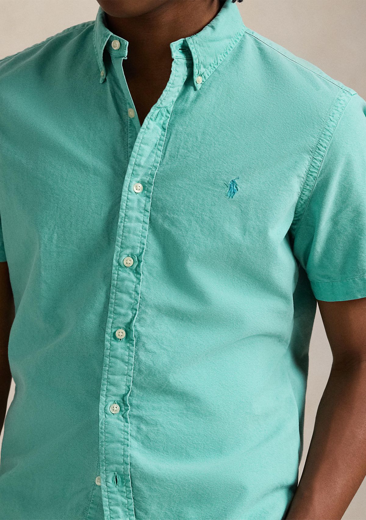 Classic Fit Garment Dyed Oxford Shirt