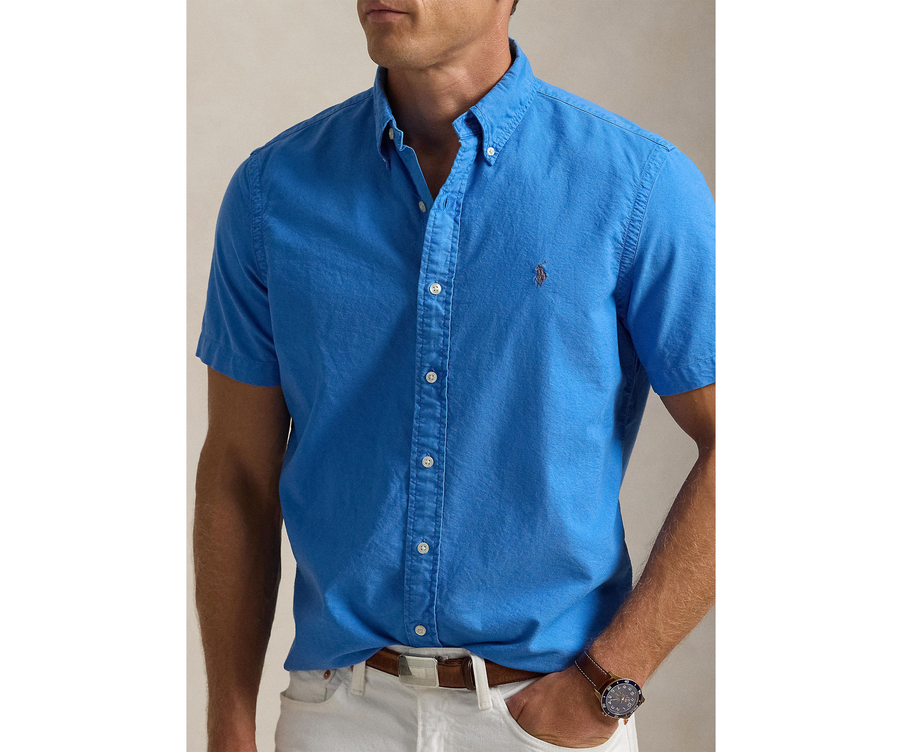 Classic Fit Garment Dyed Oxford Shirt