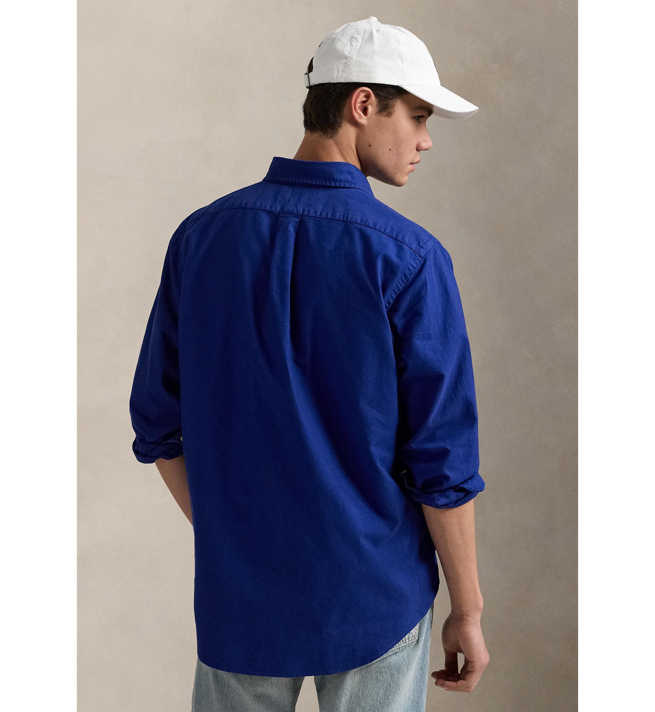 Classic Fit Garment-Dyed Oxford Shirt