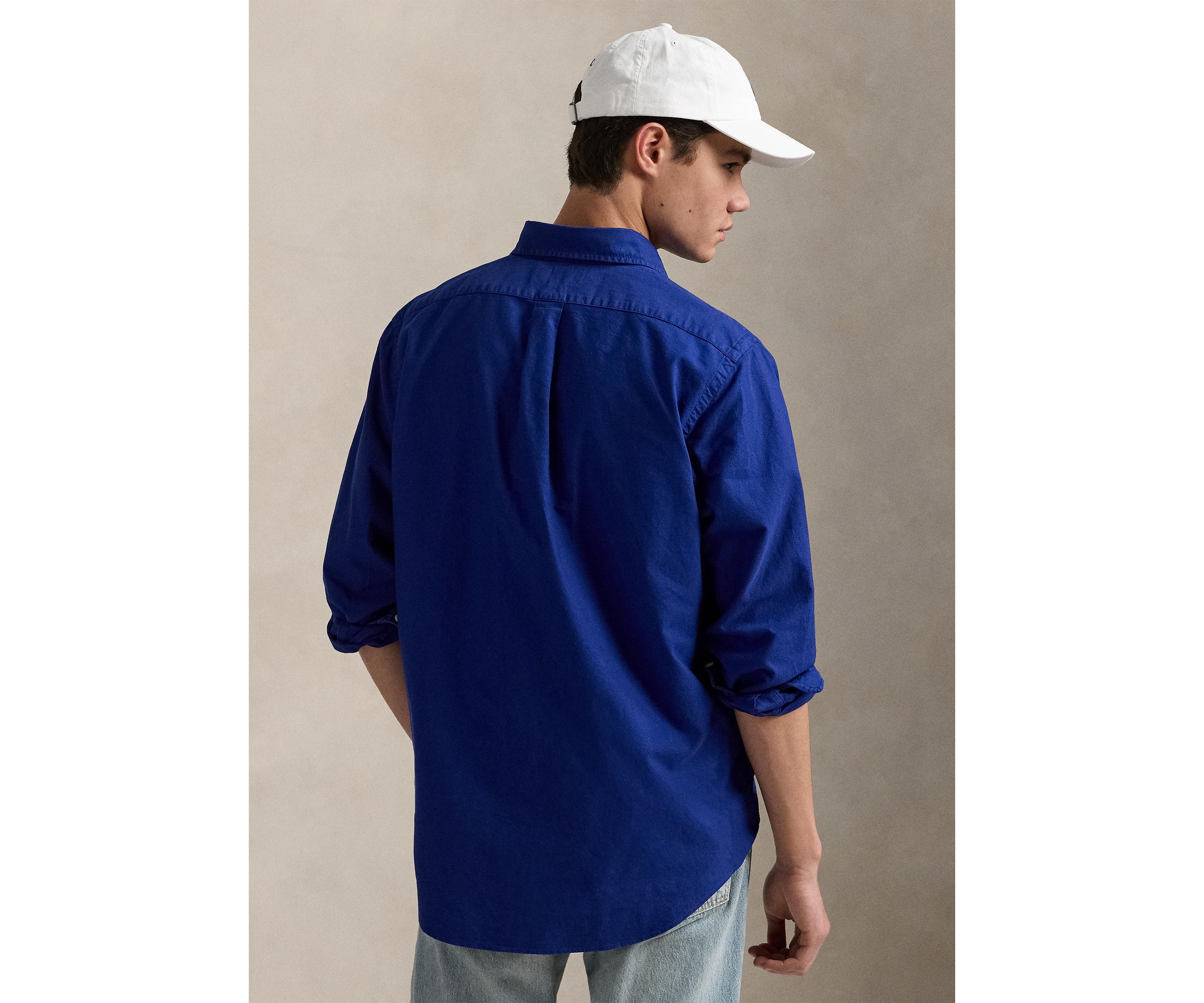 Classic Fit Garment-Dyed Oxford Shirt