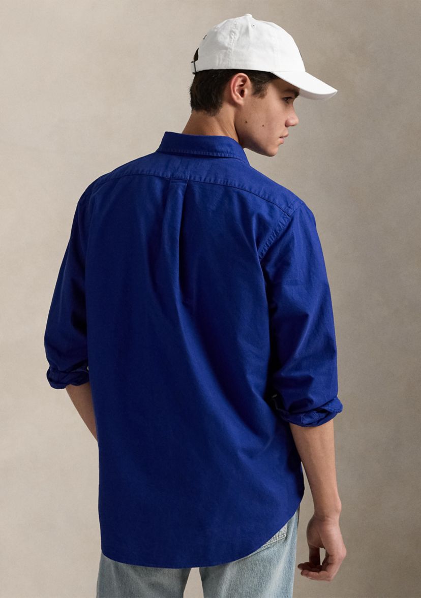 Classic Fit Garment-Dyed Oxford Shirt