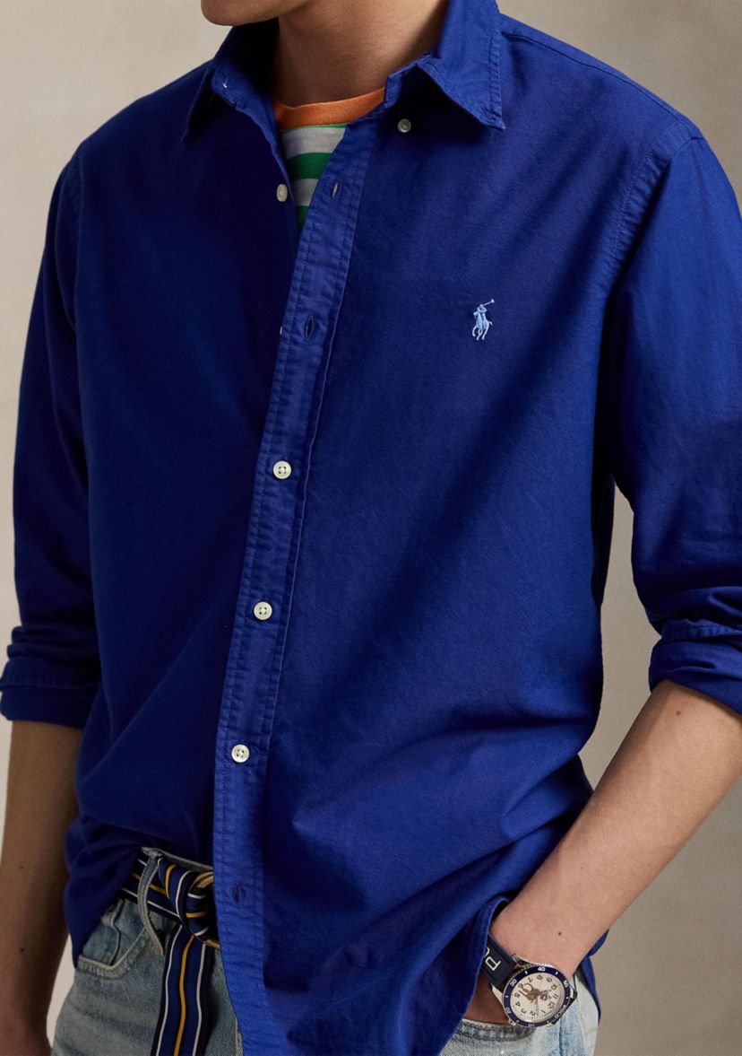 Classic Fit Garment-Dyed Oxford Shirt